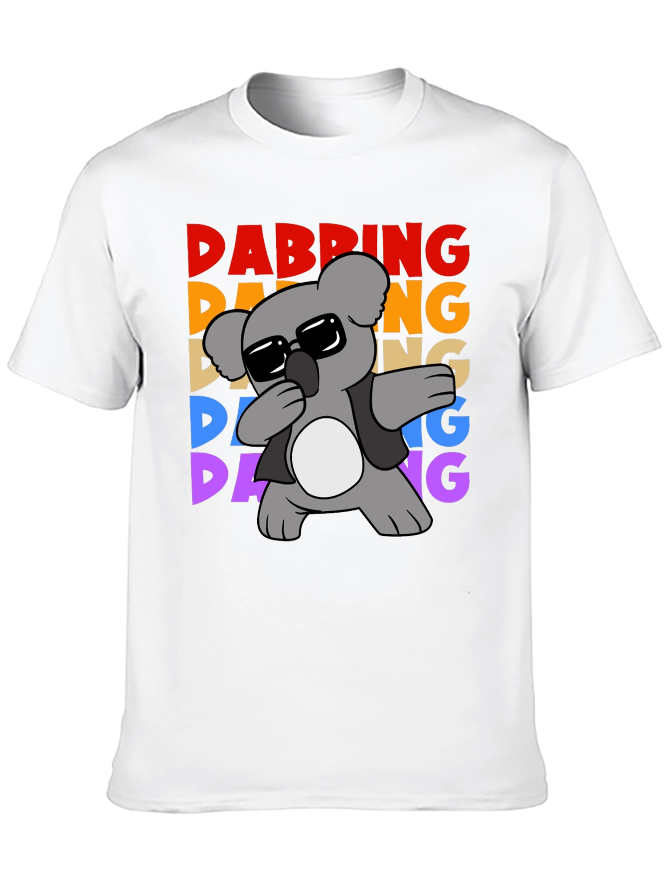 Dabbing Koala Graphic Tee - Mens Black T-Shirt
