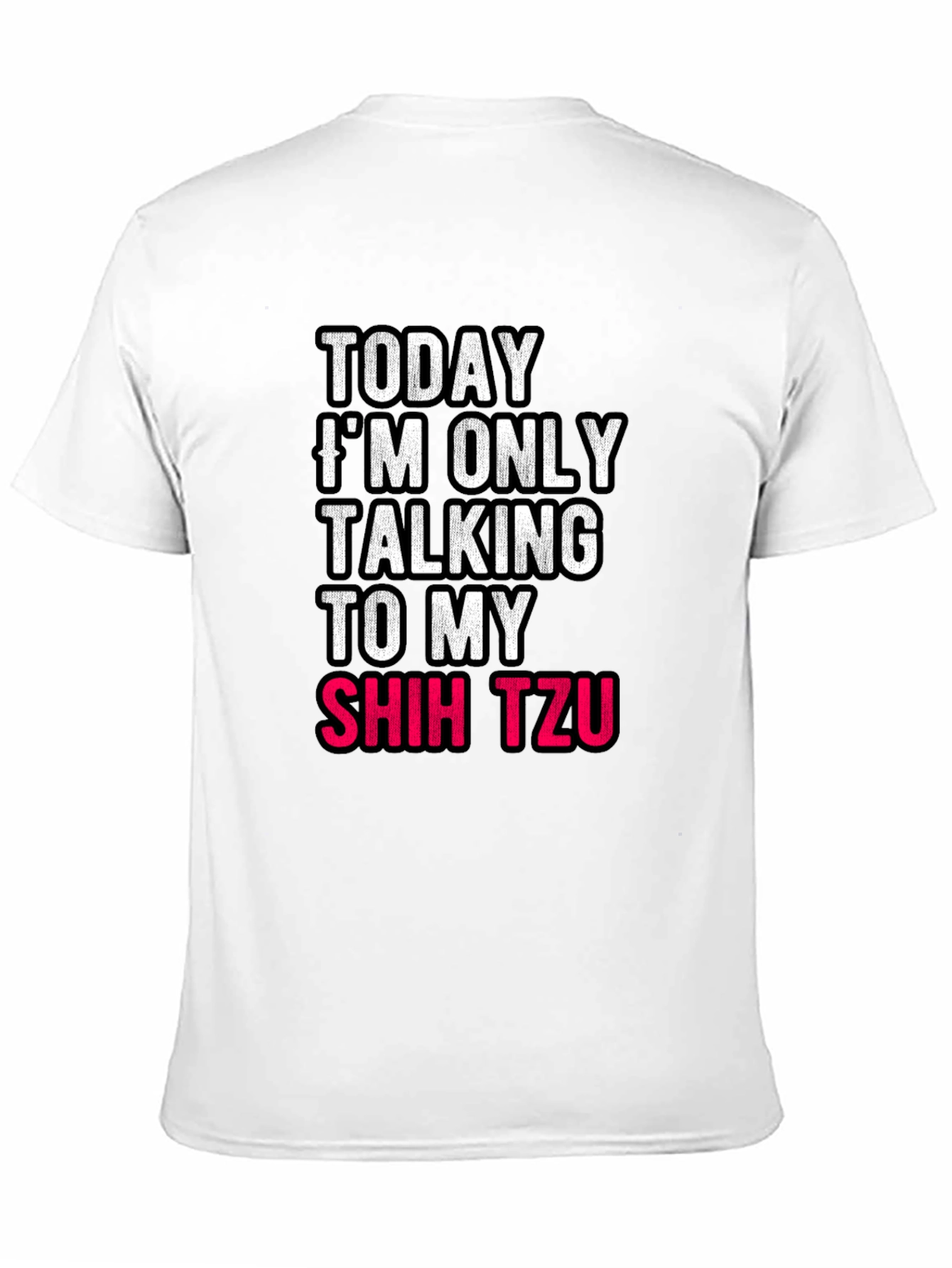 Today Im Only Talking To My Shih Tzu T-Shirt