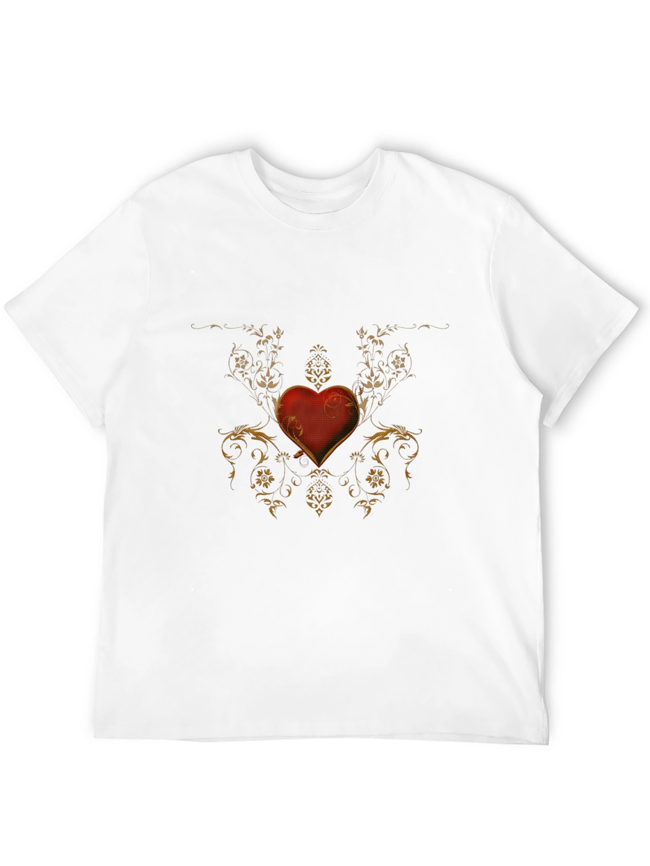 Heart & Flourish Graphic Black T-Shirt