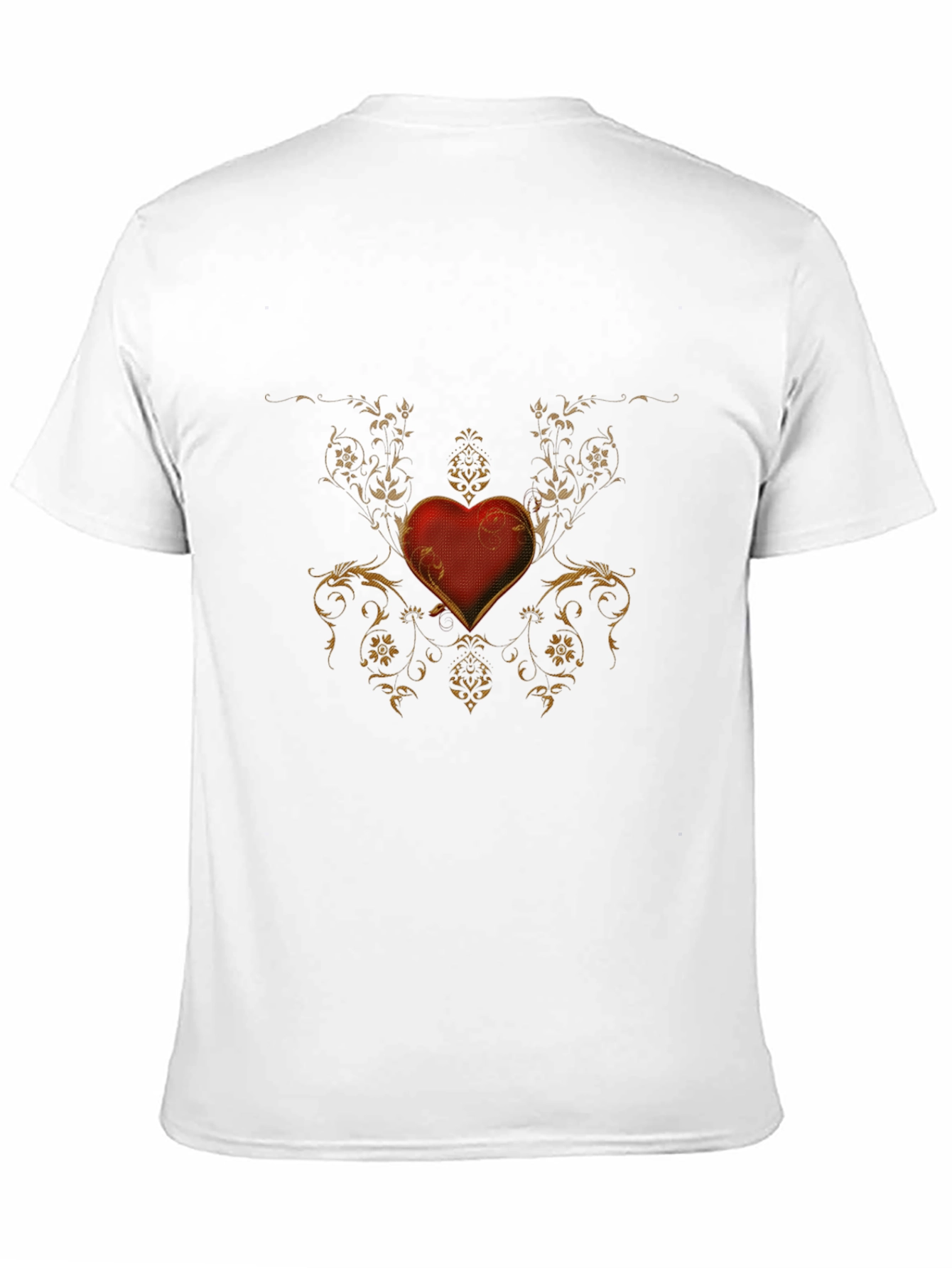 Heart & Flourish Graphic Black T-Shirt