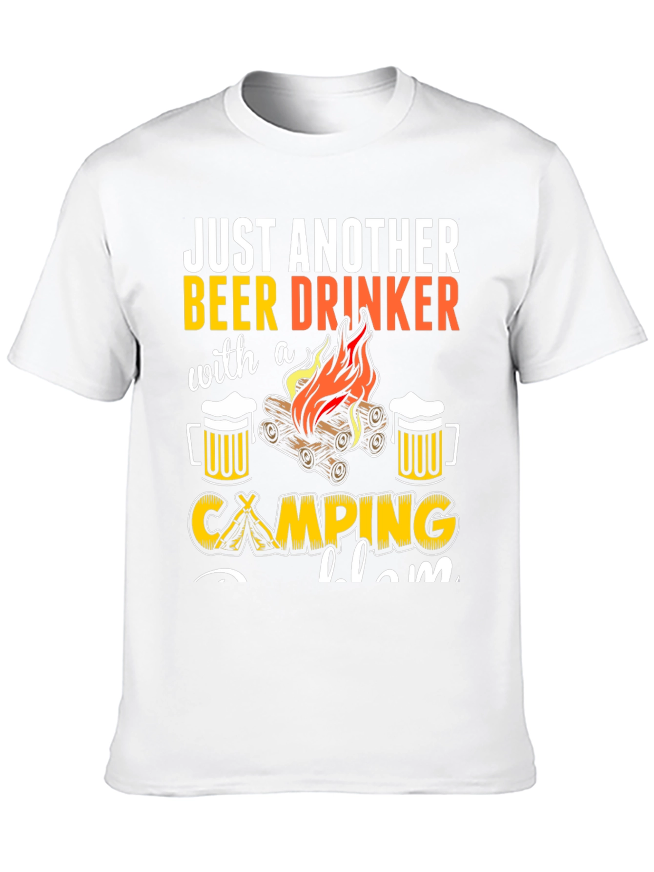 Beer Drinker Camping T-Shirt