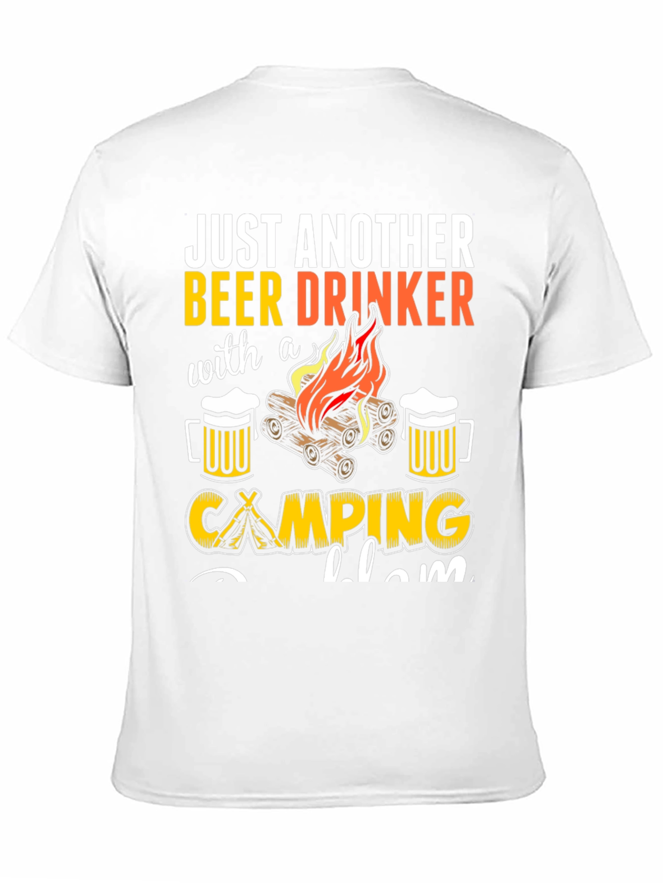 Beer Drinker Camping T-Shirt