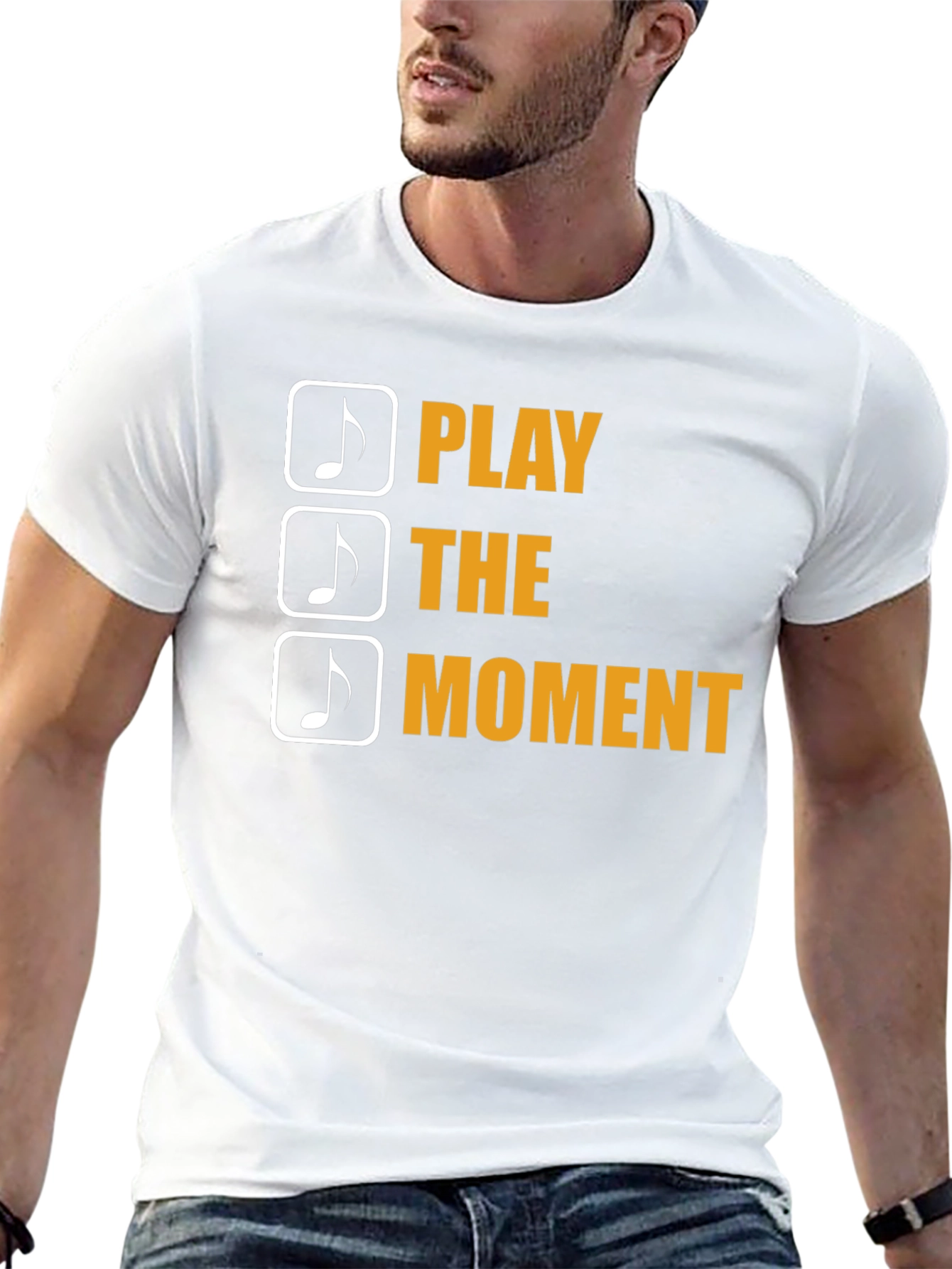 Play The Moment Black T-Shirt