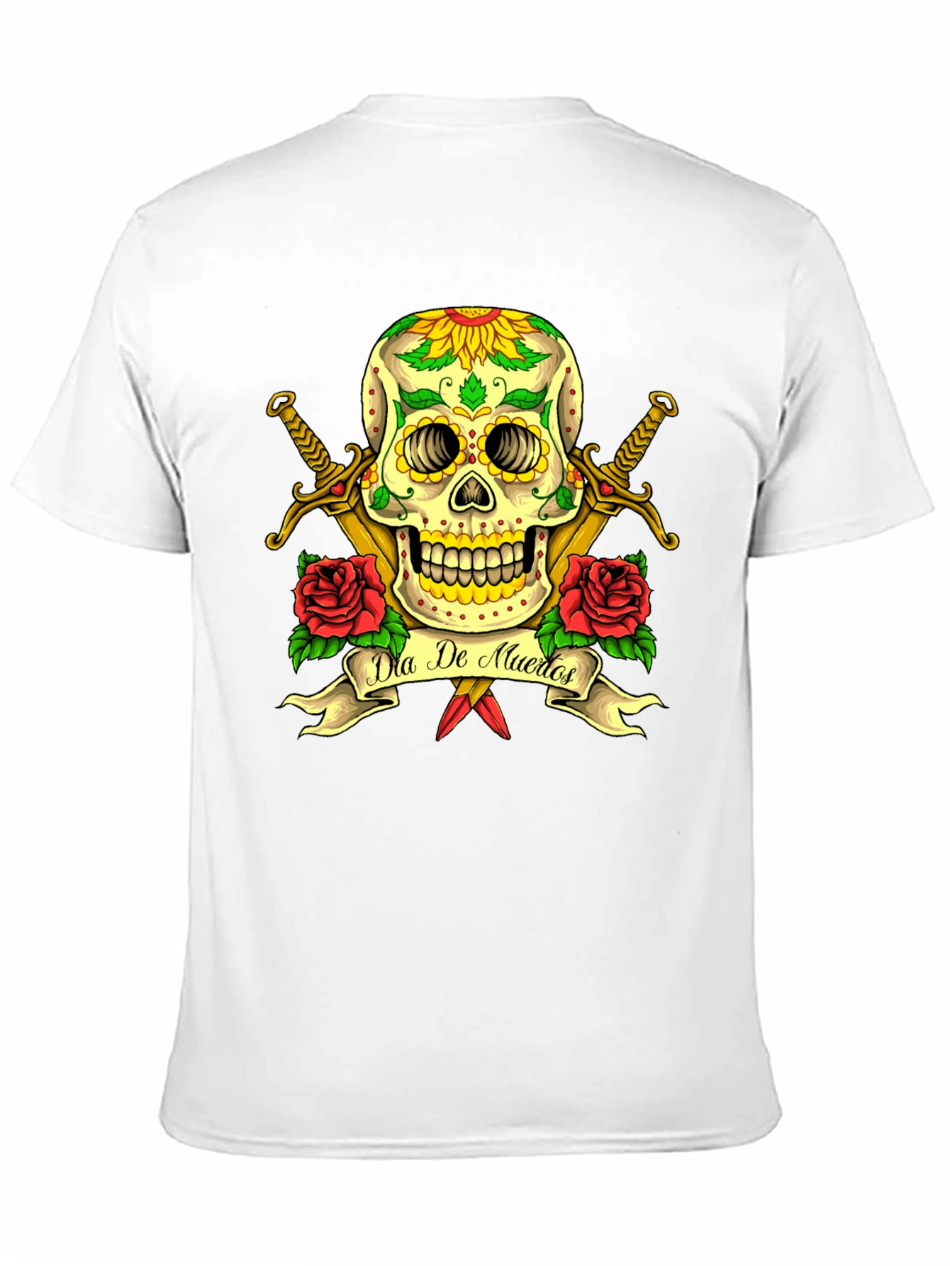 Dia de Muertos Skull T-Shirt