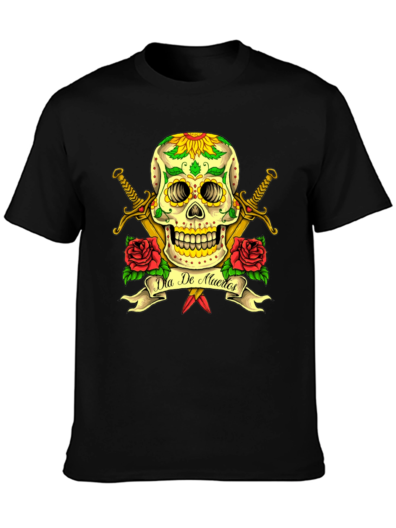 Dia de Muertos Skull T-Shirt