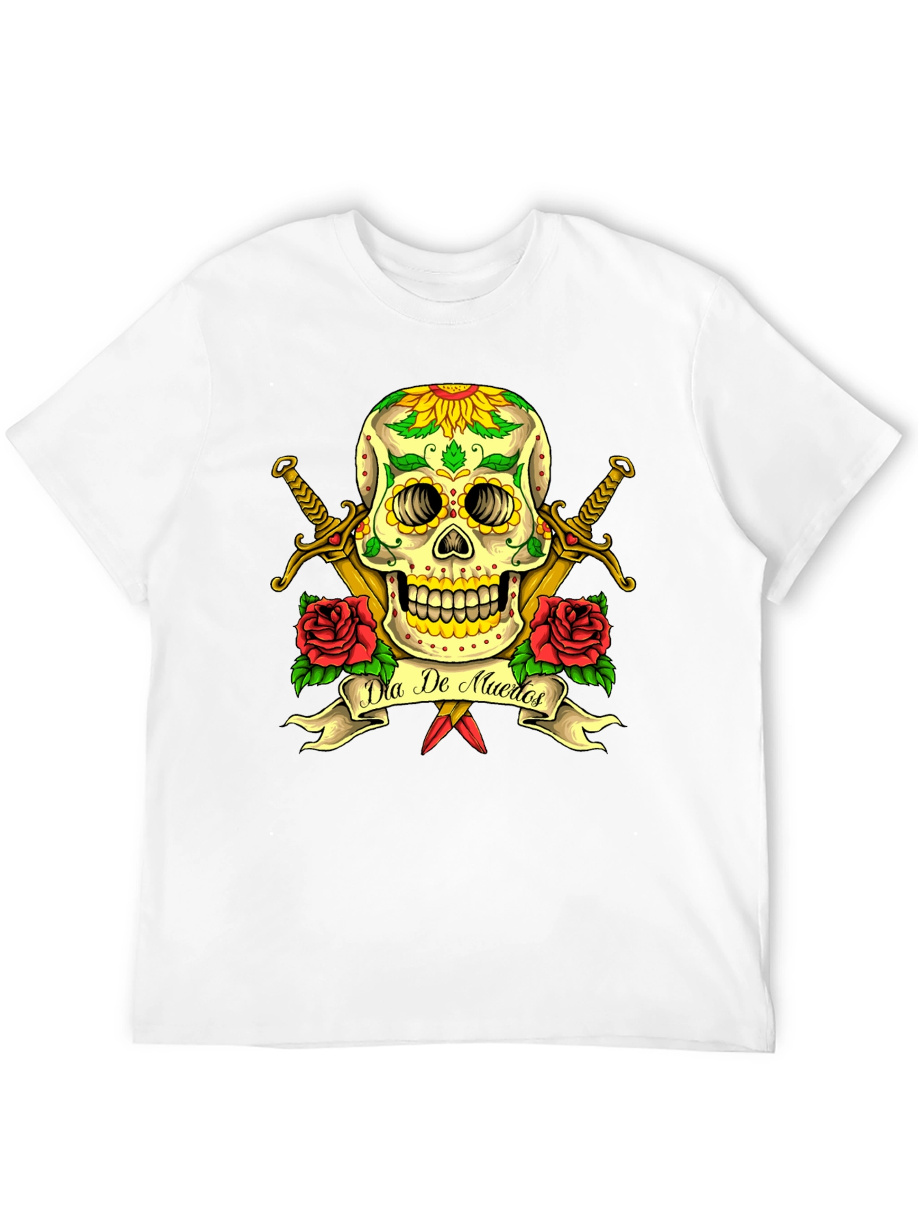 Dia de Muertos Skull T-Shirt