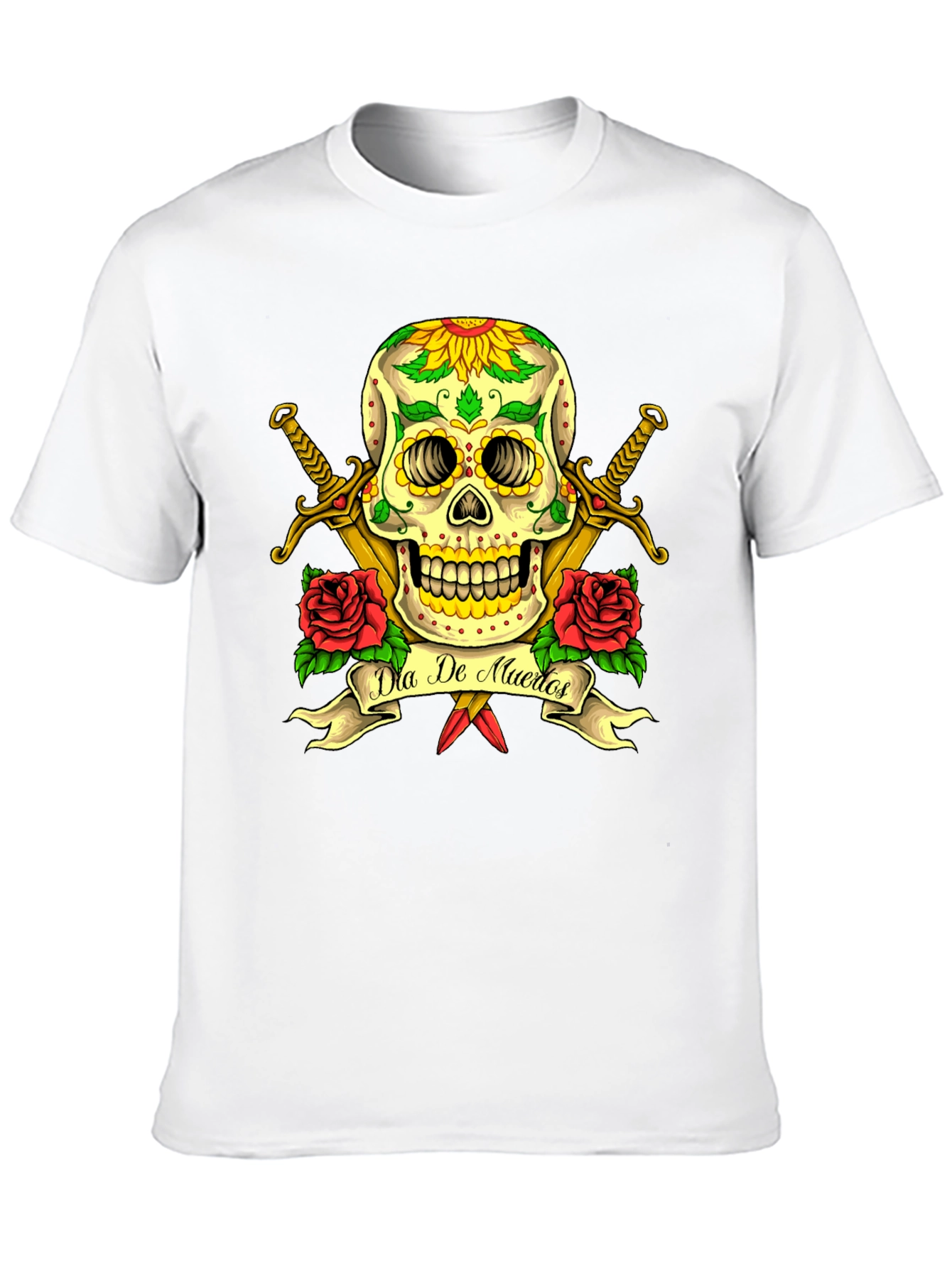 Dia de Muertos Skull T-Shirt