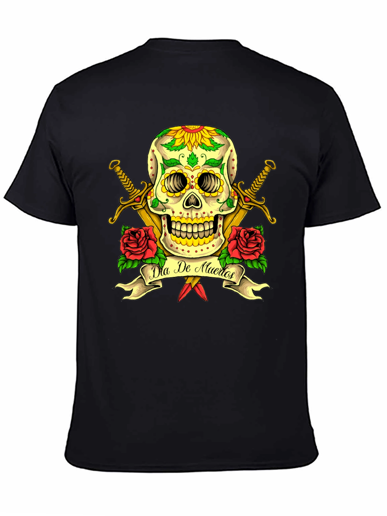 Dia de Muertos Skull T-Shirt