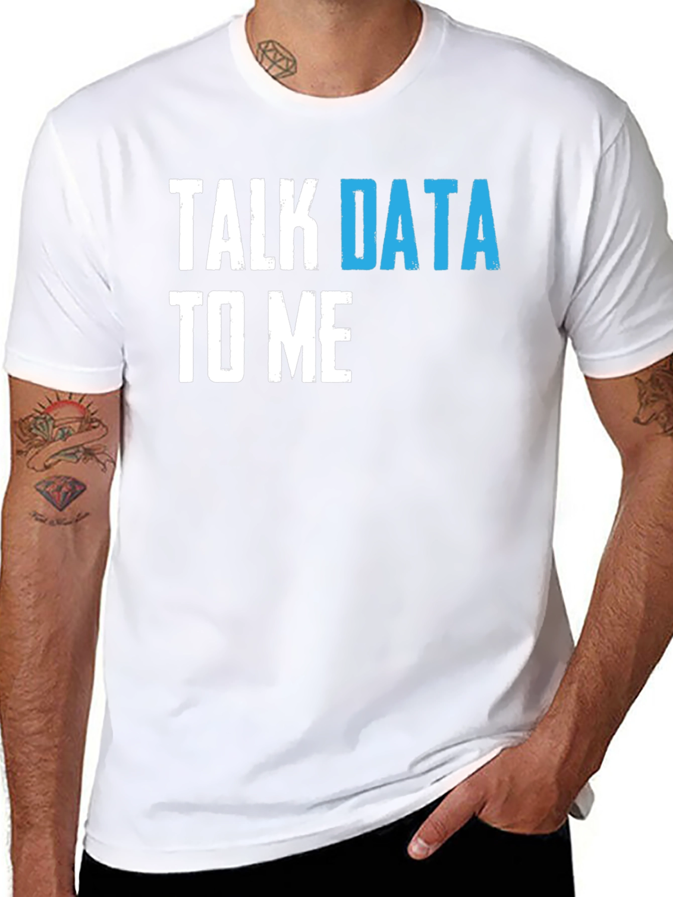 Talk Data To Me Graphic T-Shirt - Programmer Tee