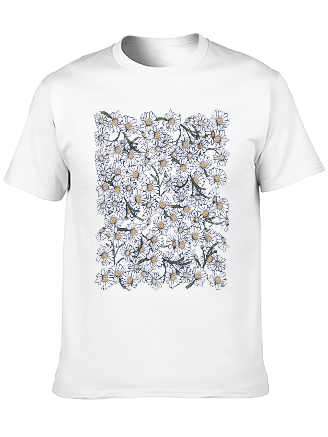 Daisy Flower Print T-Shirt