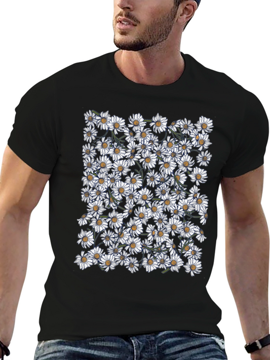 Daisy Flower Print T-Shirt