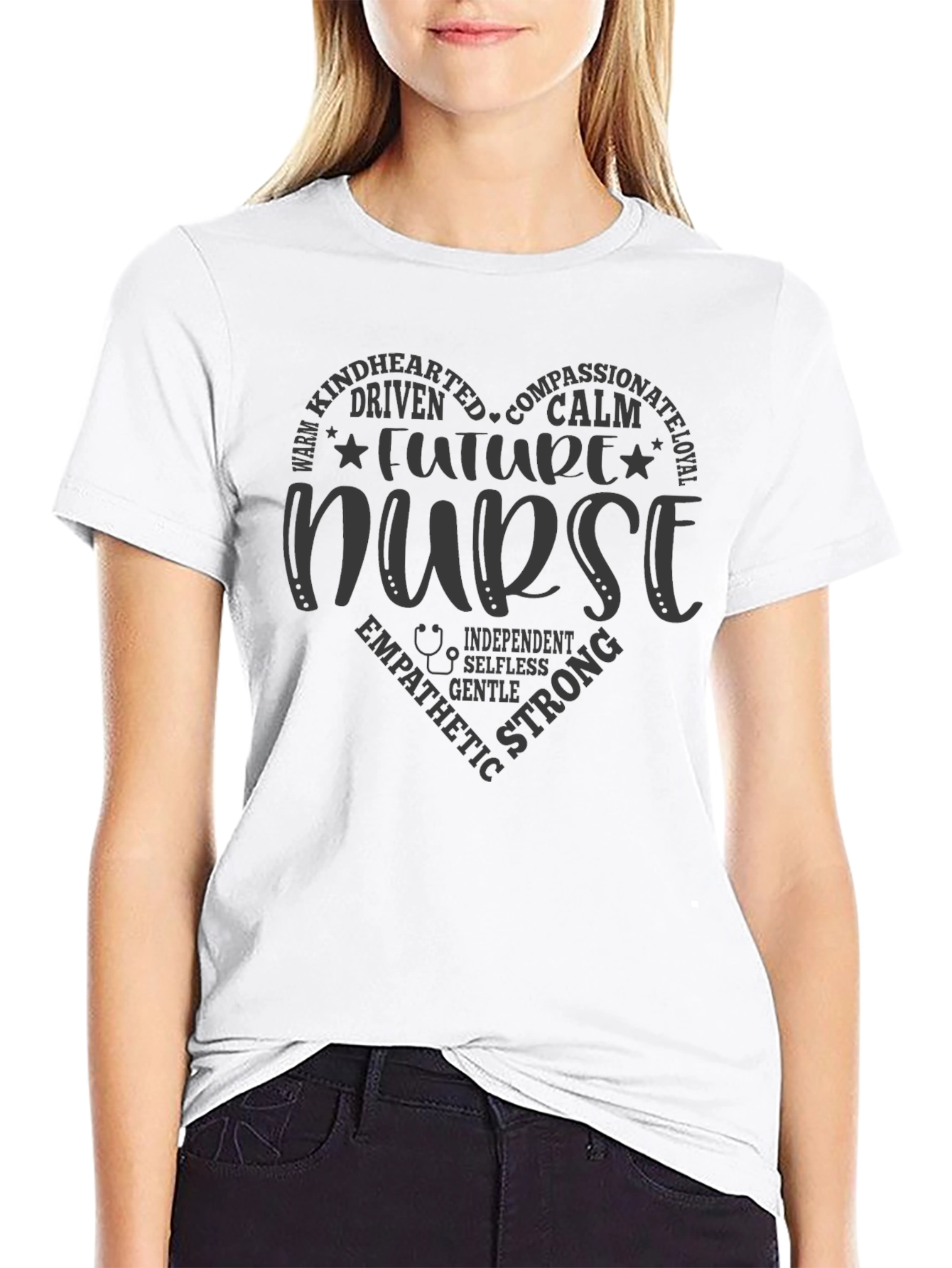 Future Nurse Graphic T-Shirt - Compassionate Care