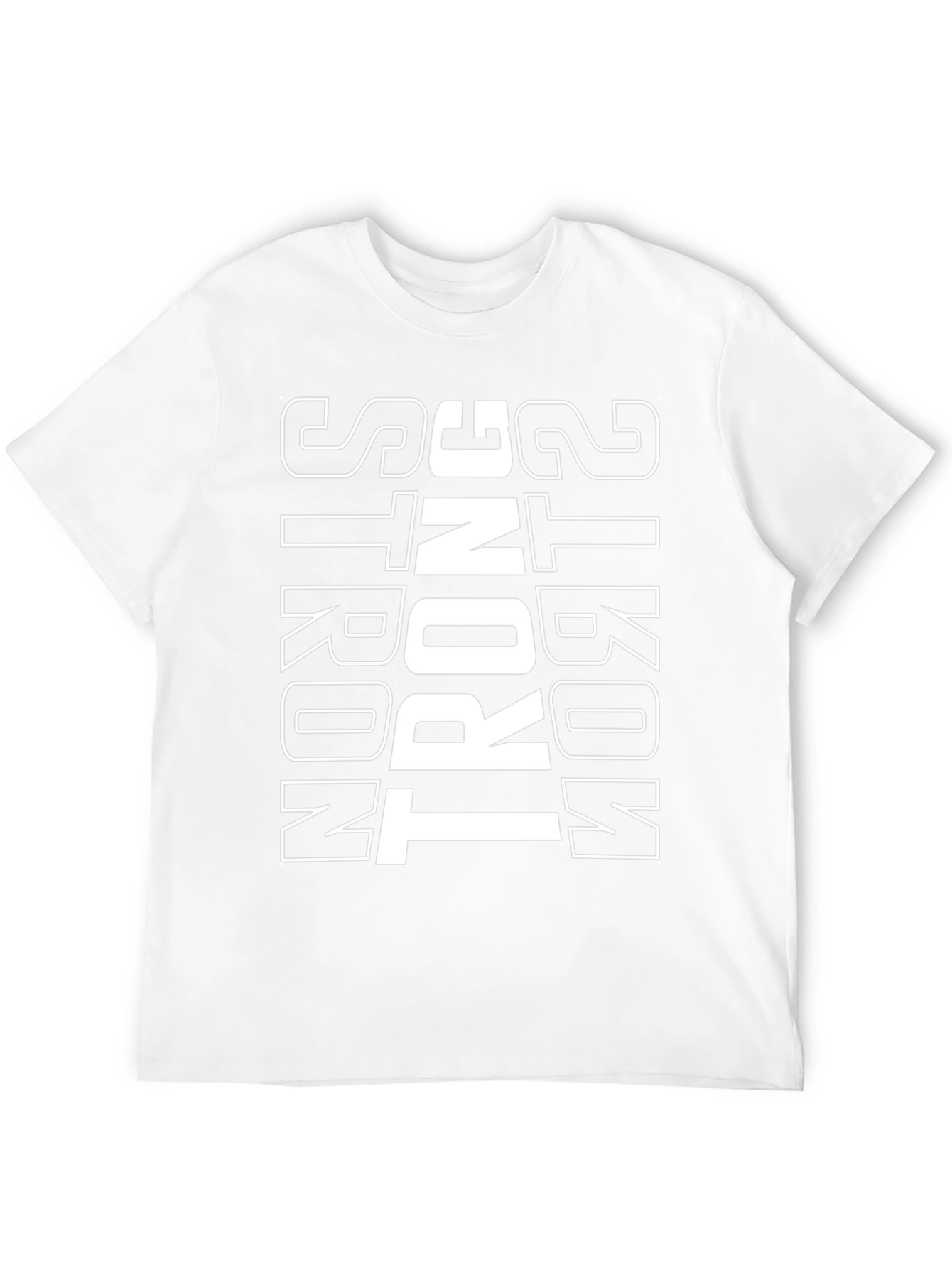 Strong T-Shirt - Black Cotton