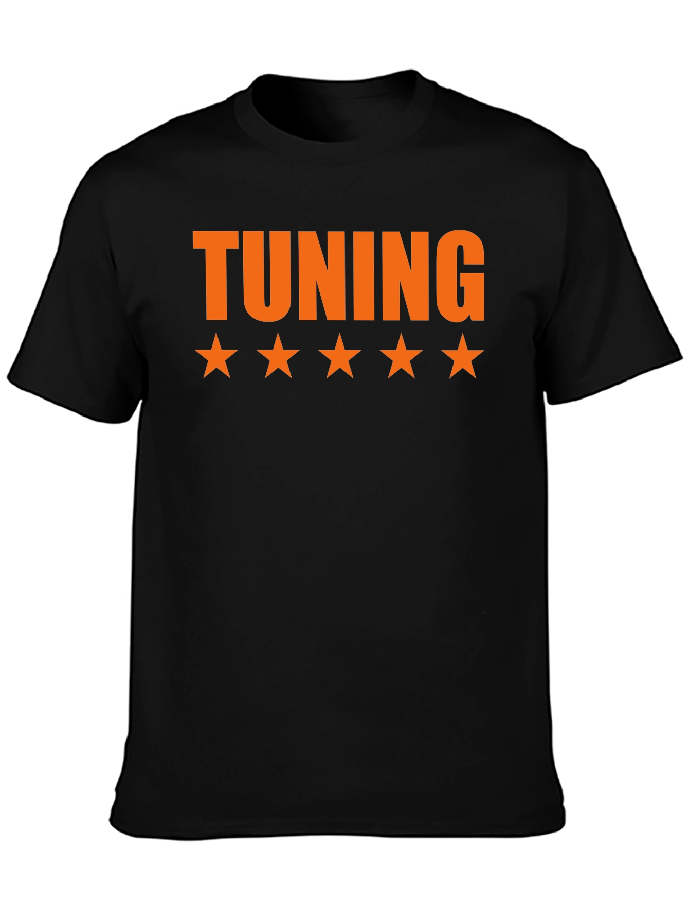 Tuning Five Star Black T-Shirt