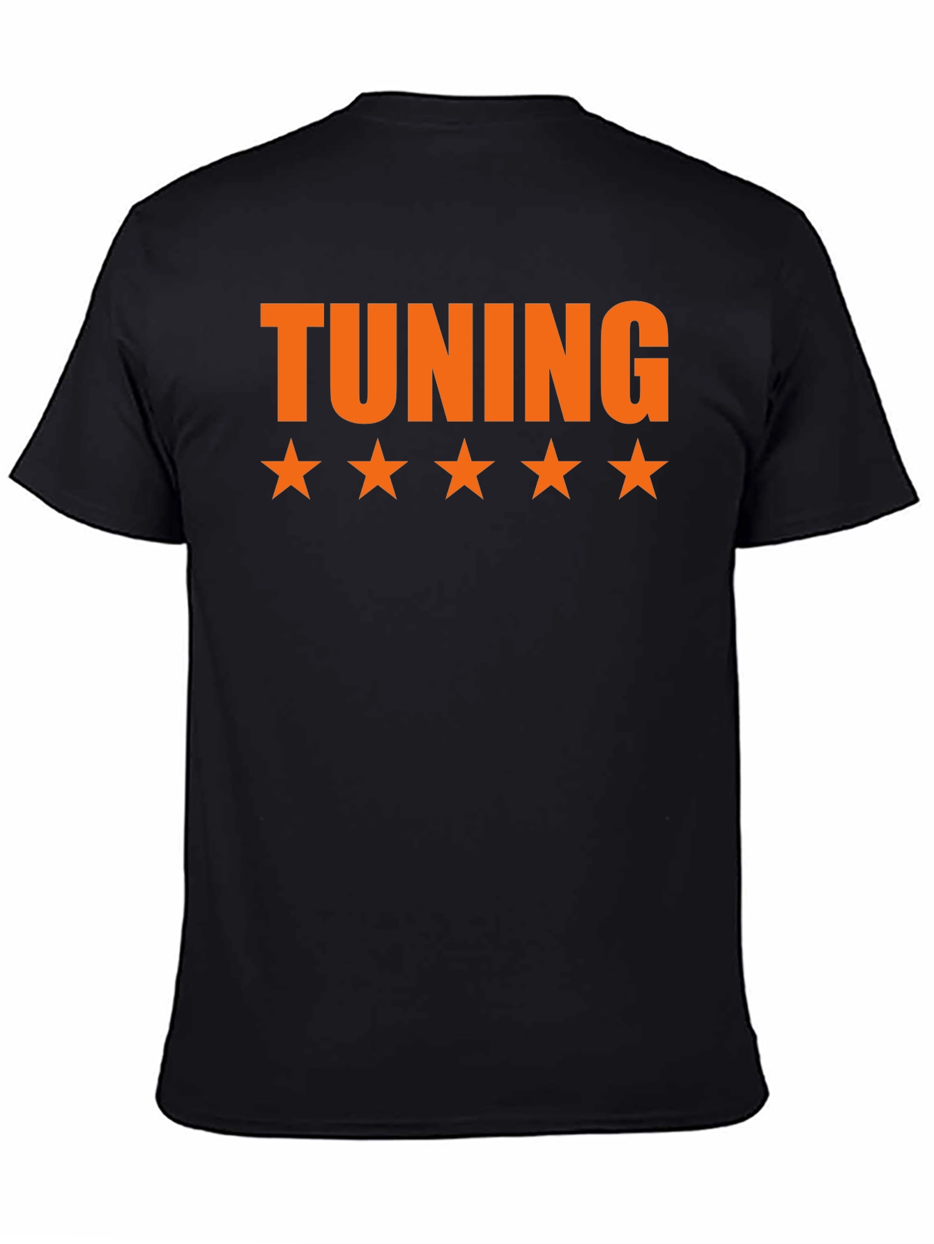 Tuning Five Star Black T-Shirt