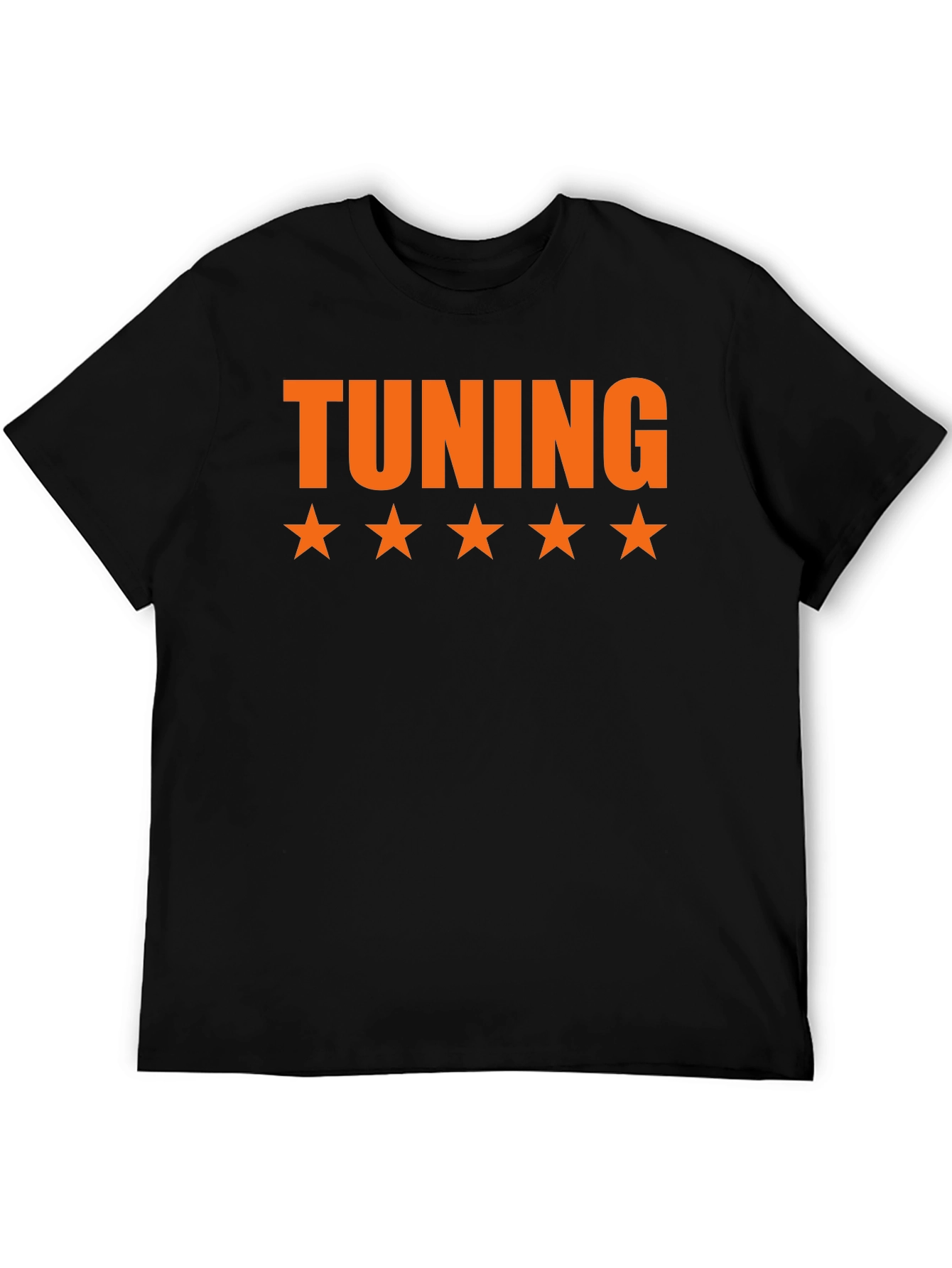 Tuning Five Star Black T-Shirt