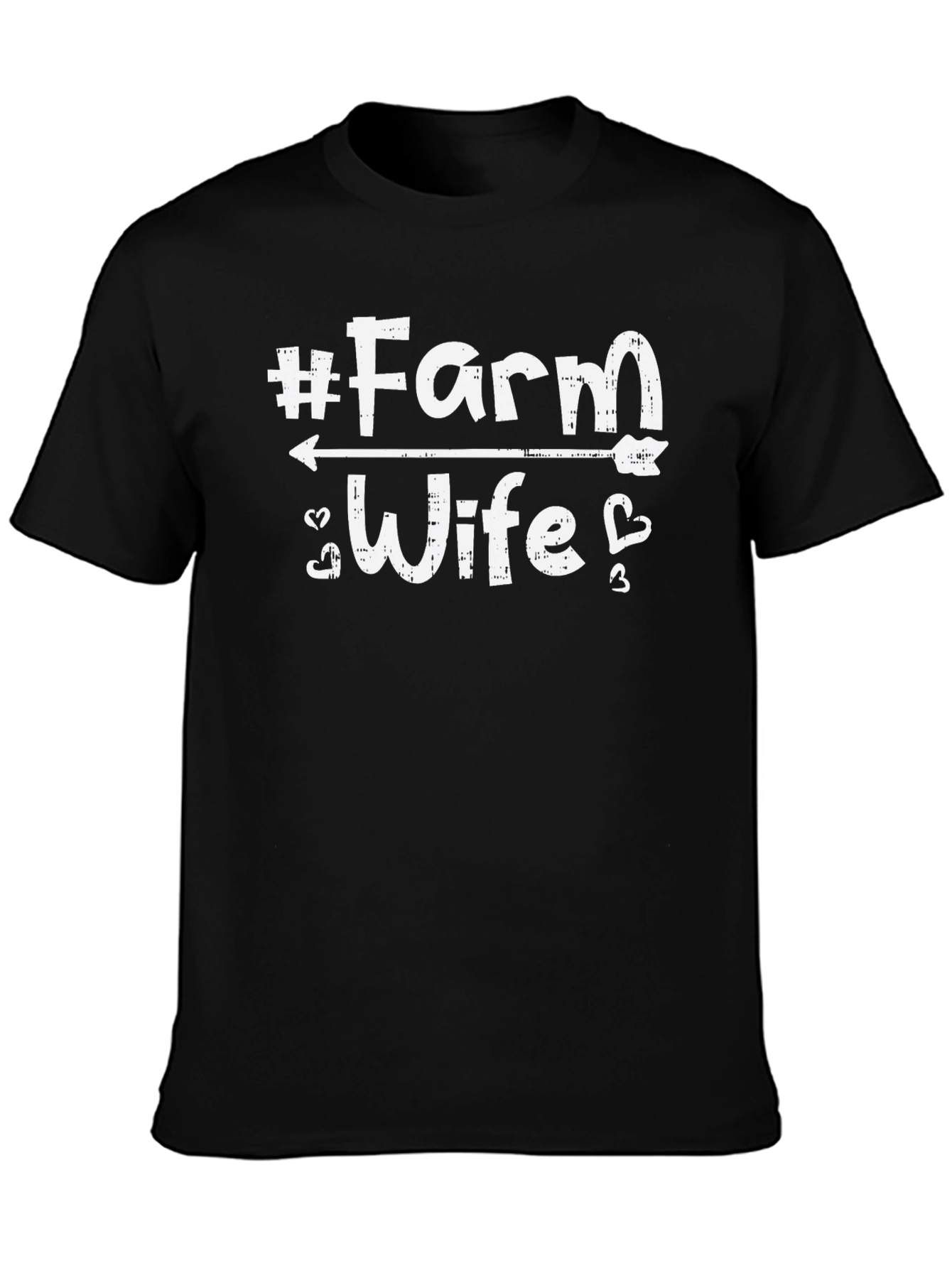 Farm Wife T-Shirt - Black