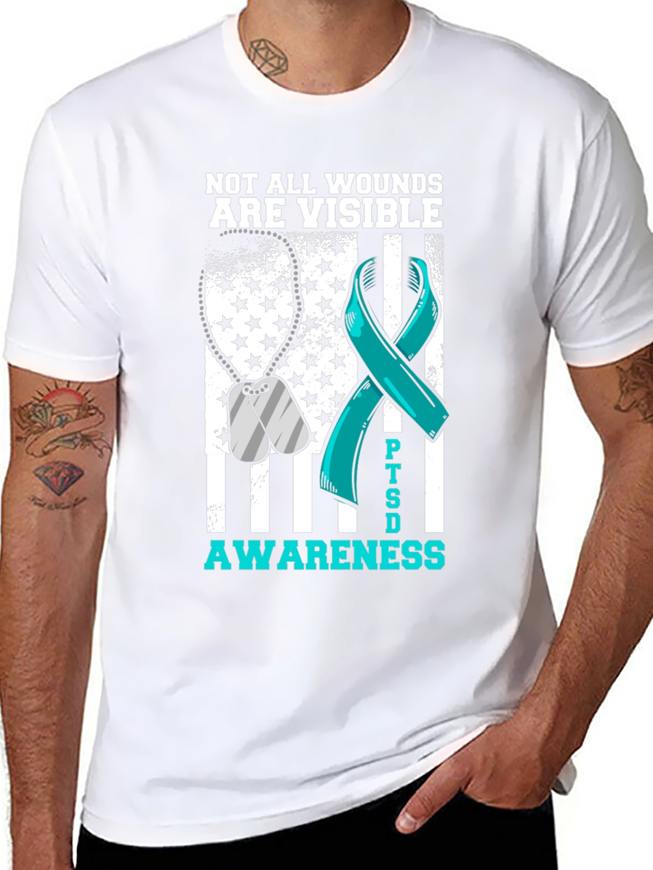 PTSD Awareness Graphic T-Shirt