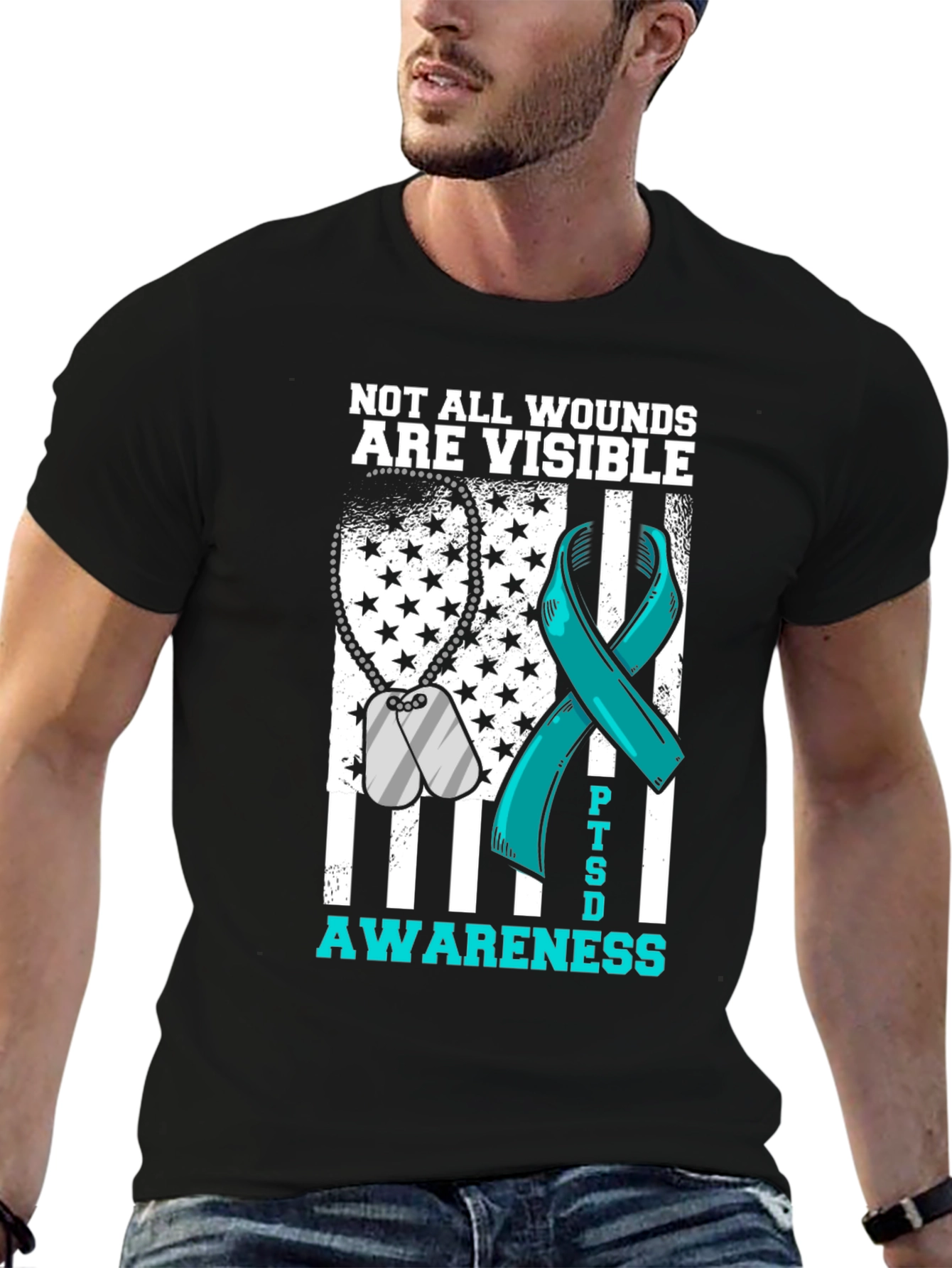 PTSD Awareness Graphic T-Shirt