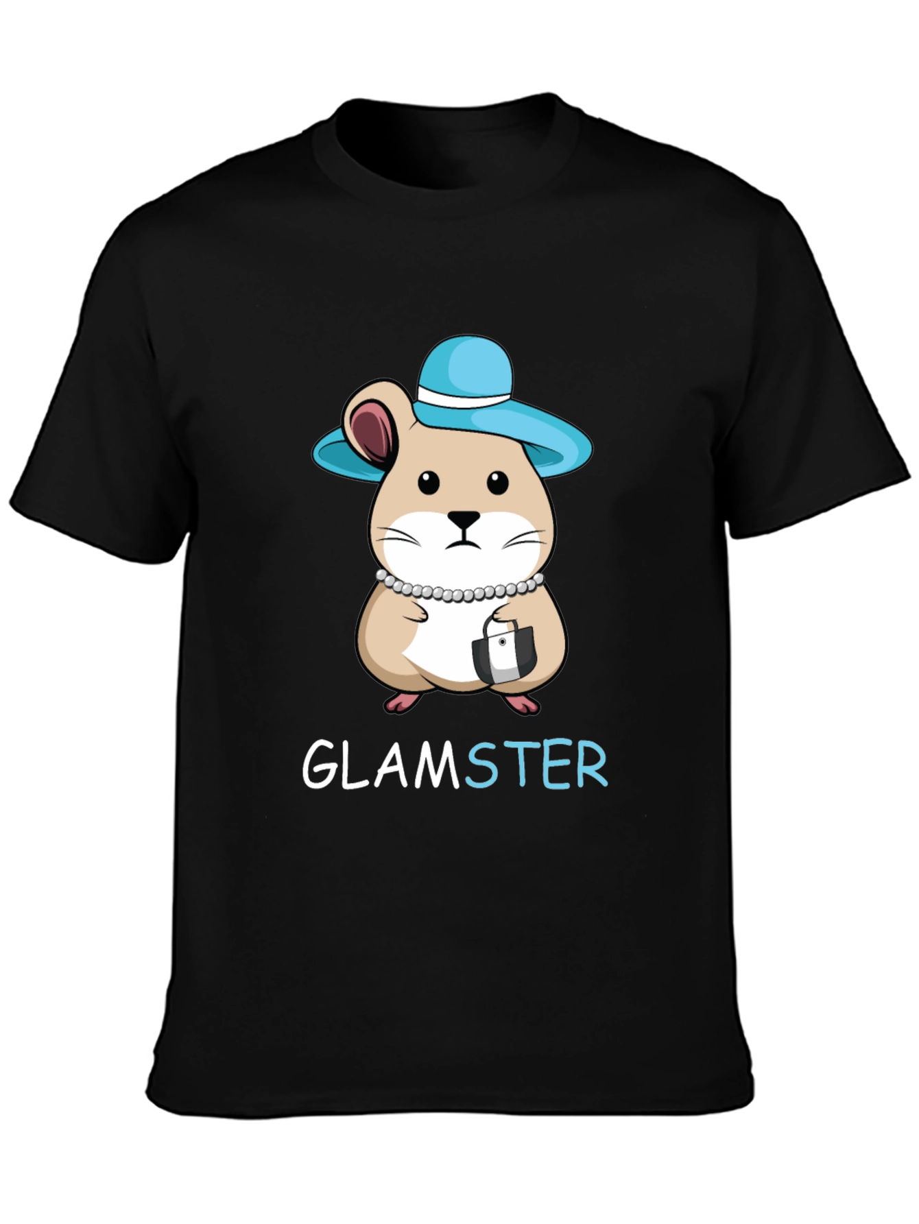 Glamster Hamster Graphic T-Shirt