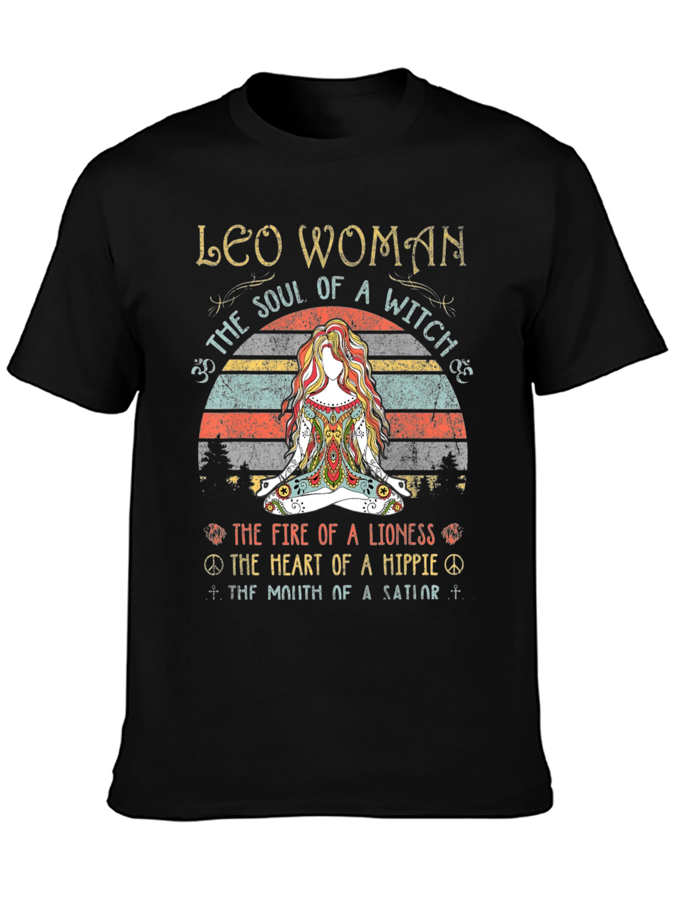 Leo Woman Soul of a Witch Graphic Tee