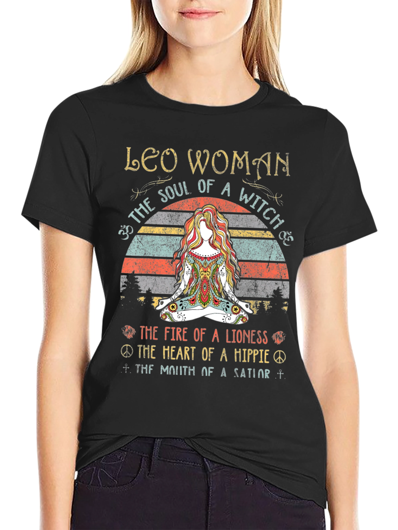 Leo Woman Soul of a Witch Graphic Tee