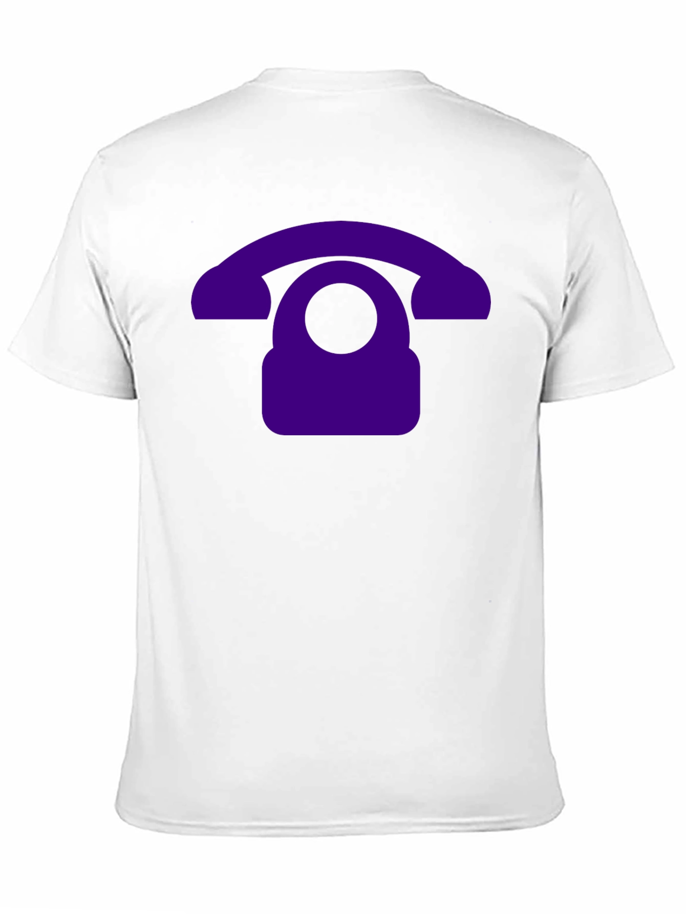 Retro Purple Phone Graphic T-Shirt