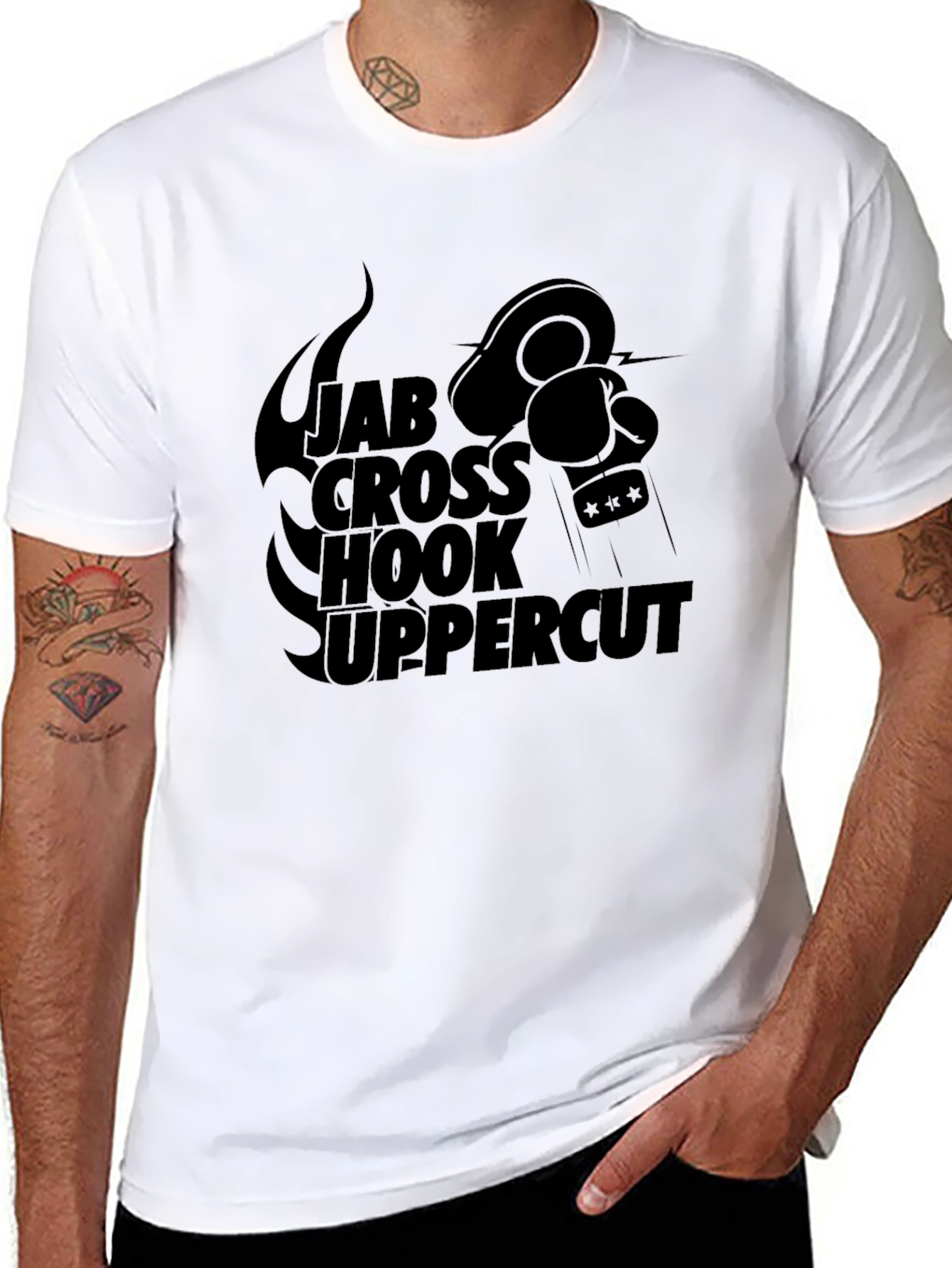 Boxing Moves Graphic T-Shirt
