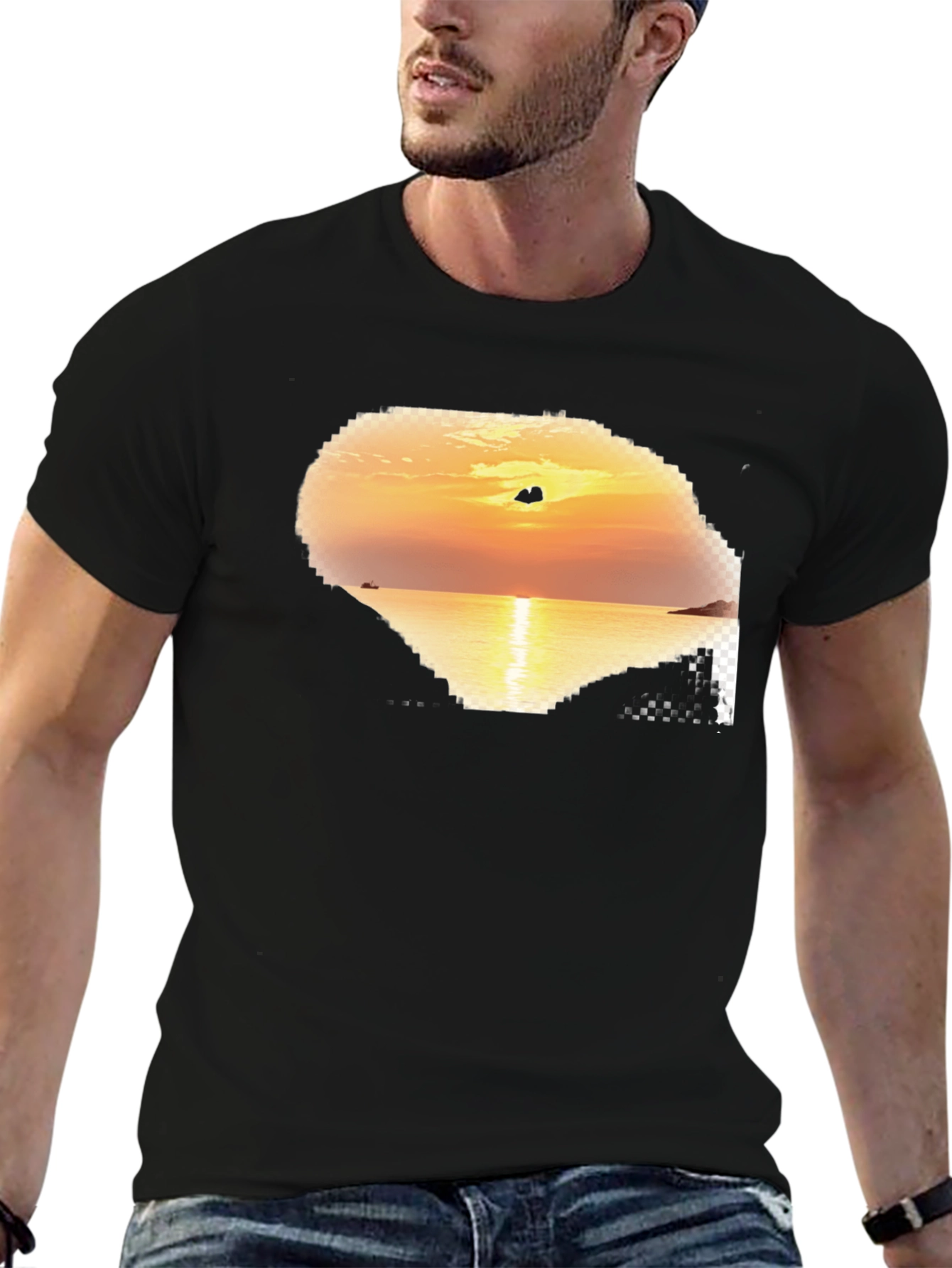 Sunset Beach Graphic Tee - Coastal Vibes