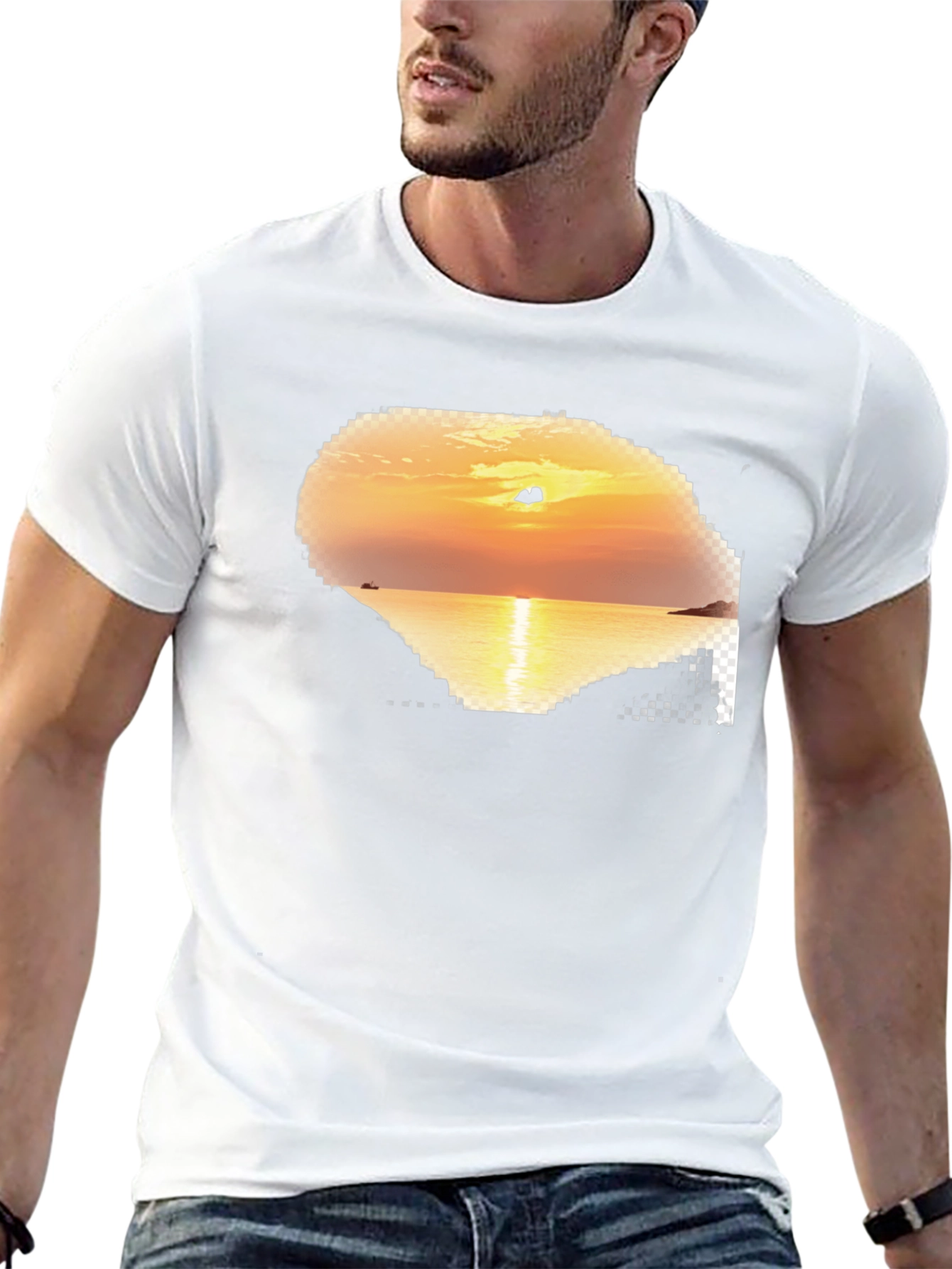 Sunset Beach Graphic Tee - Coastal Vibes