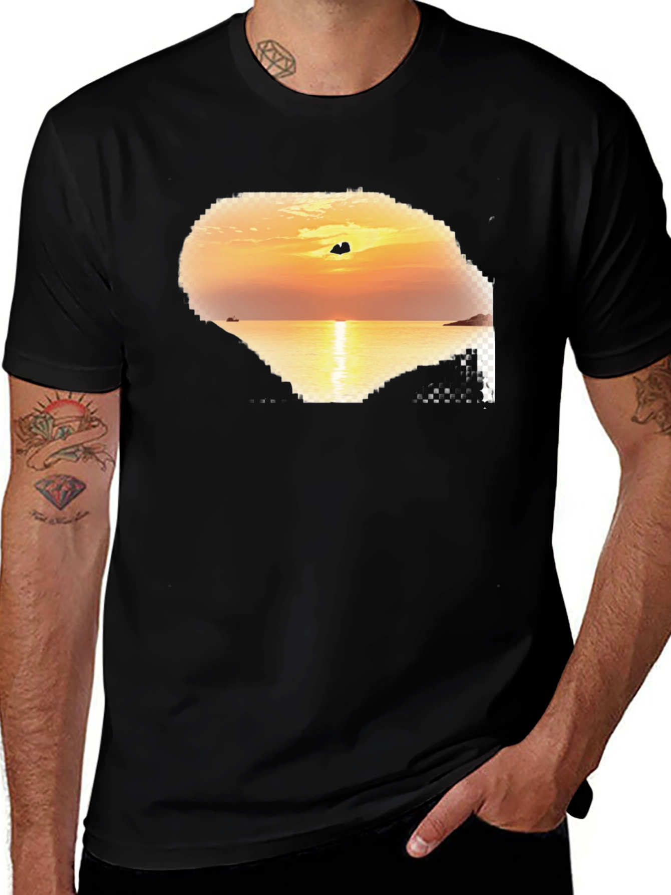 Sunset Beach Graphic Tee - Coastal Vibes