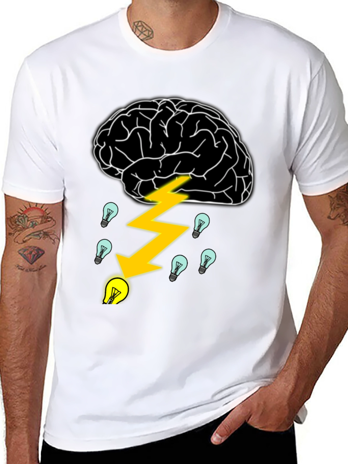 Brainstorm Tee: Ideas in a Flash!