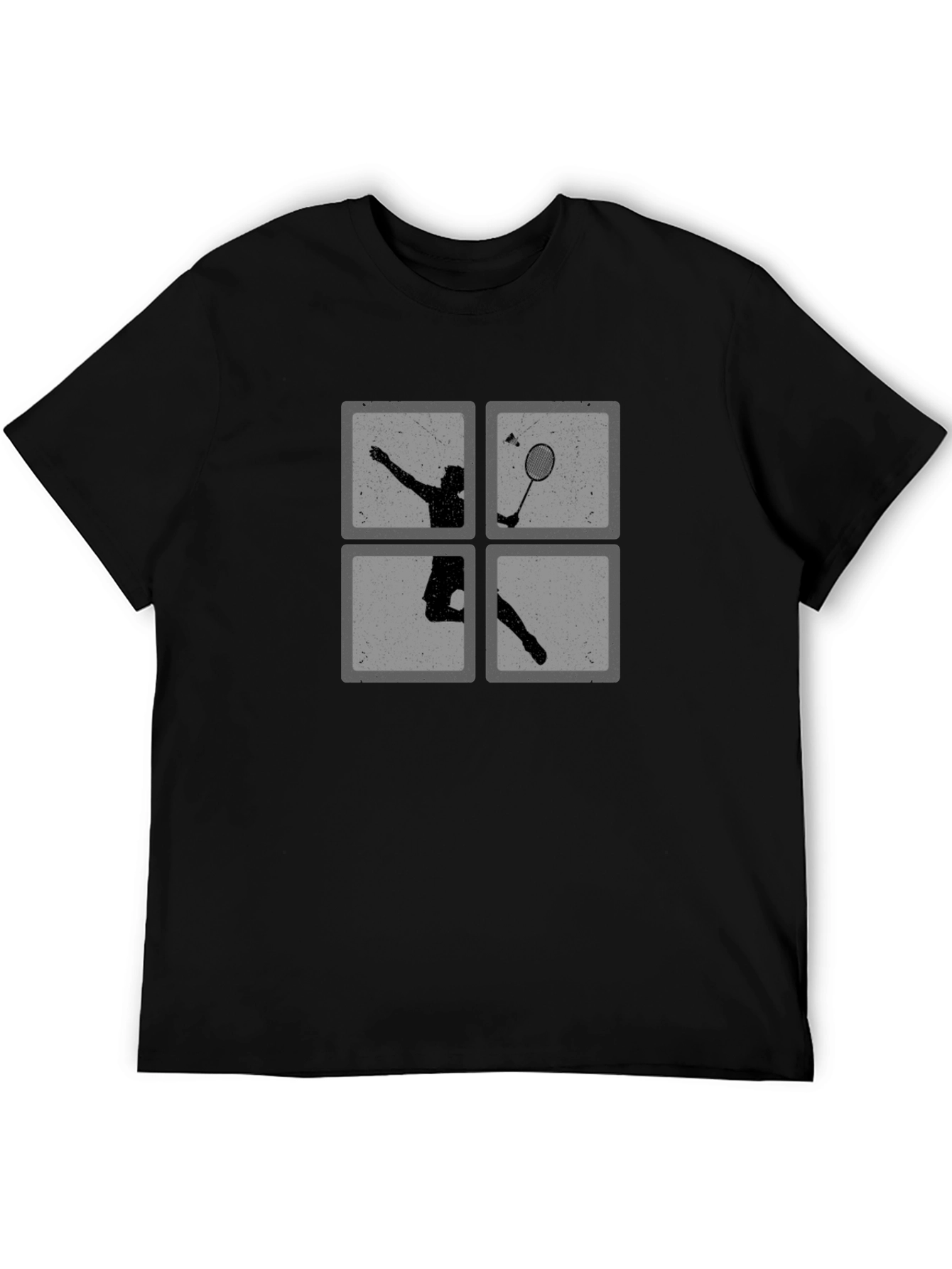Badminton Player Graphic T-Shirt