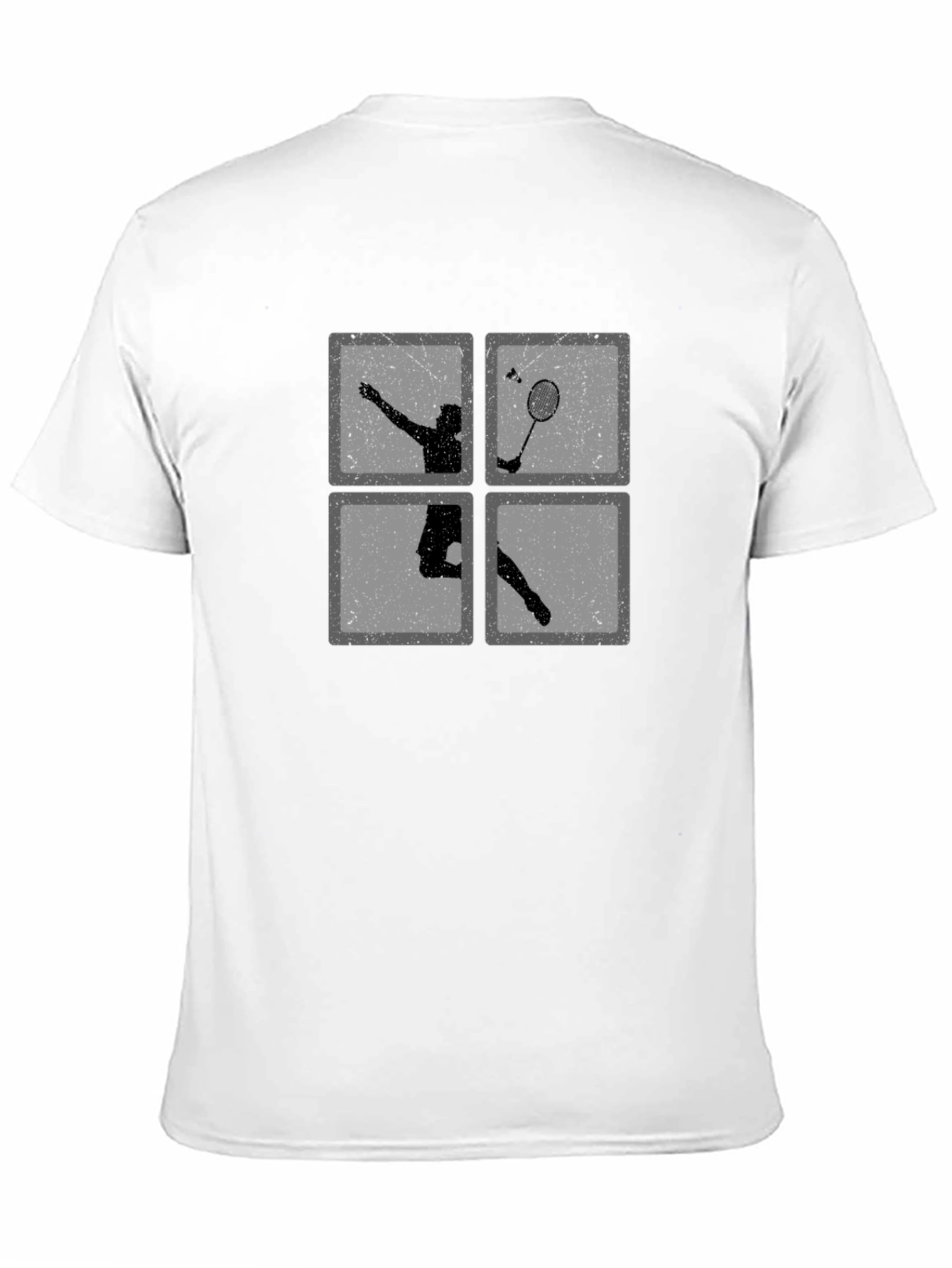 Badminton Player Graphic T-Shirt