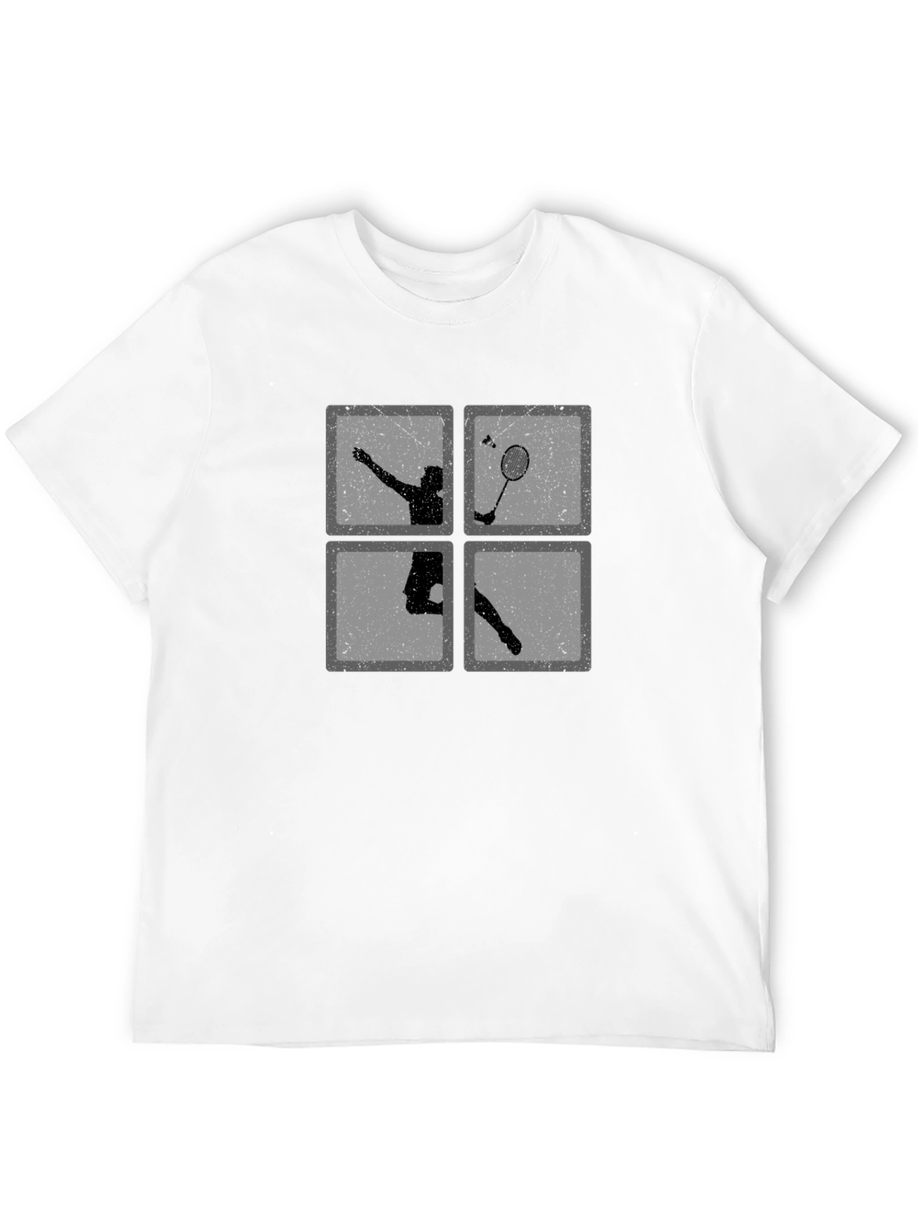 Badminton Player Graphic T-Shirt