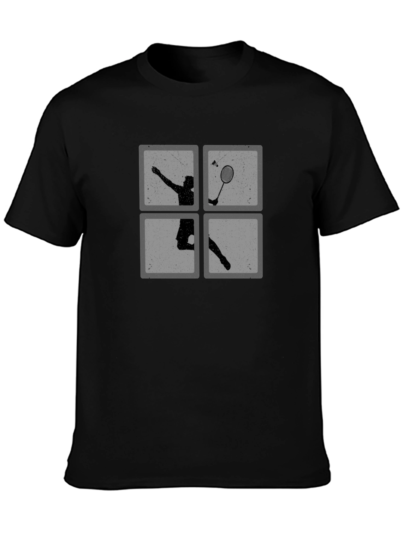 Badminton Player Graphic T-Shirt
