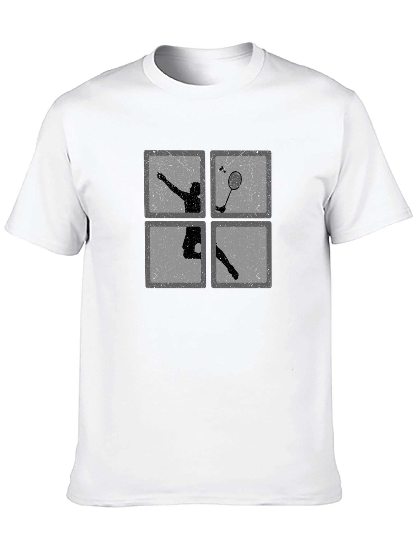 Badminton Player Graphic T-Shirt