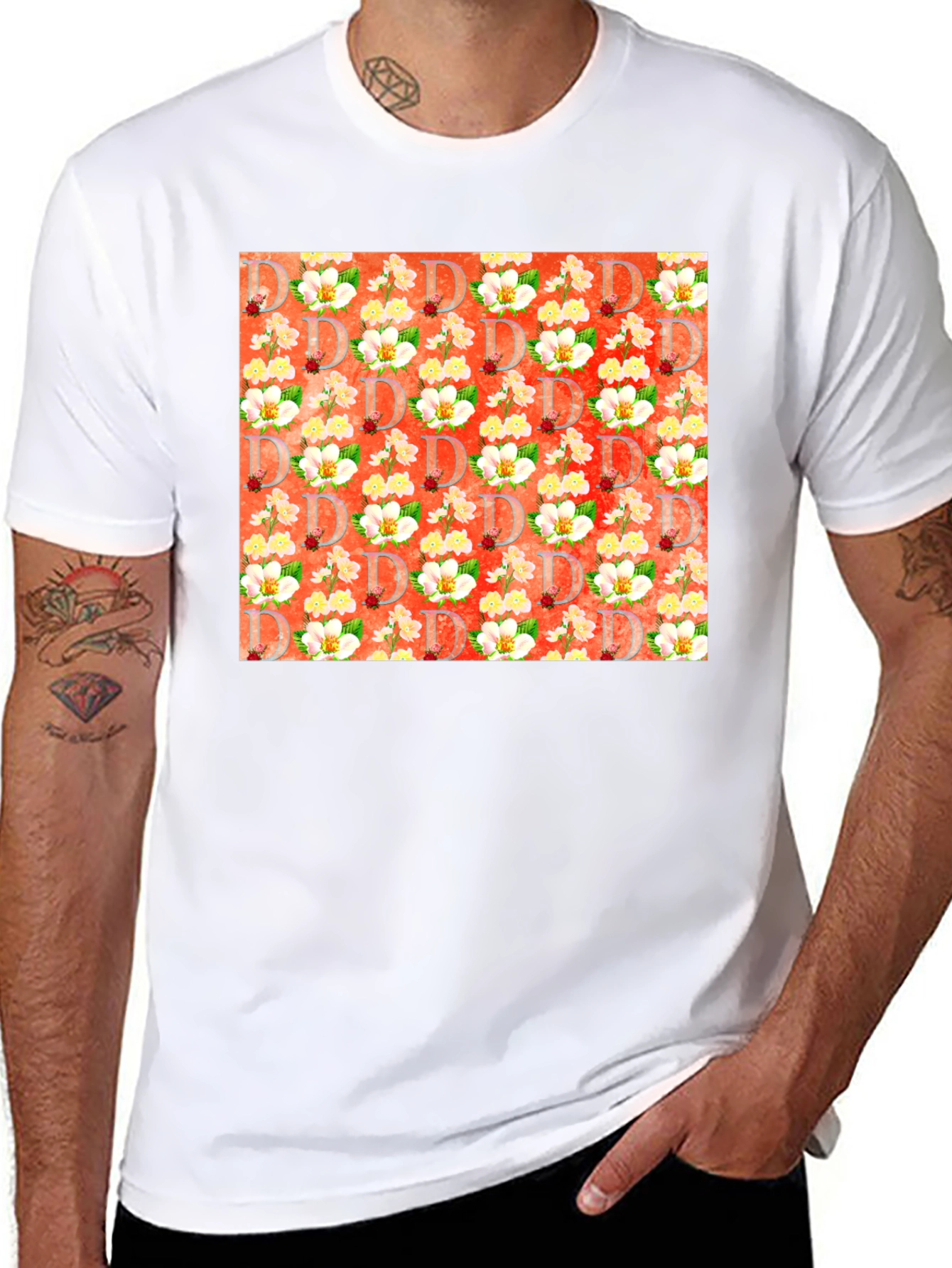 Floral Patterned T-Shirt