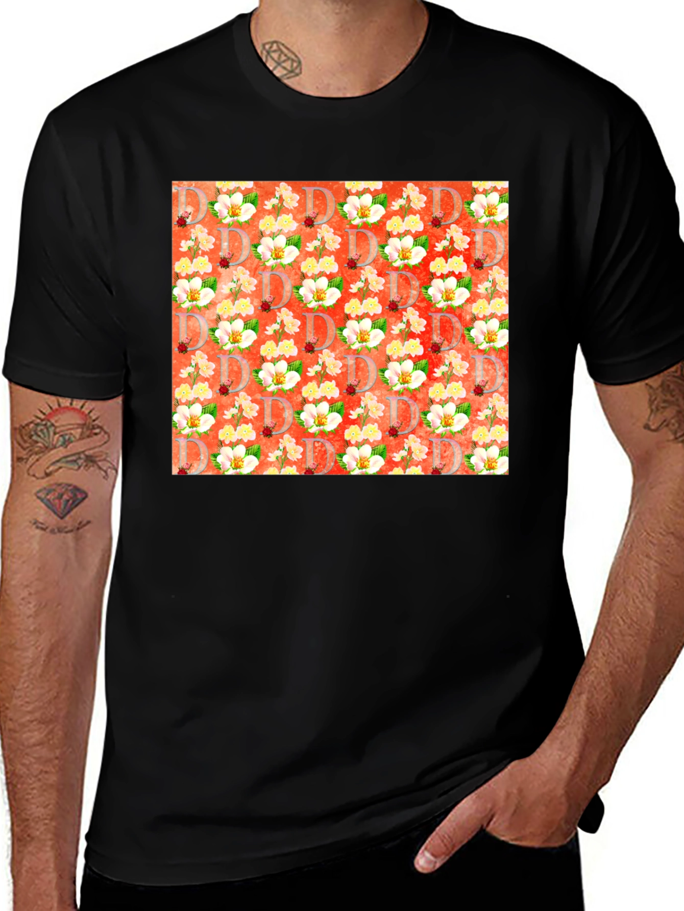 Floral Patterned T-Shirt