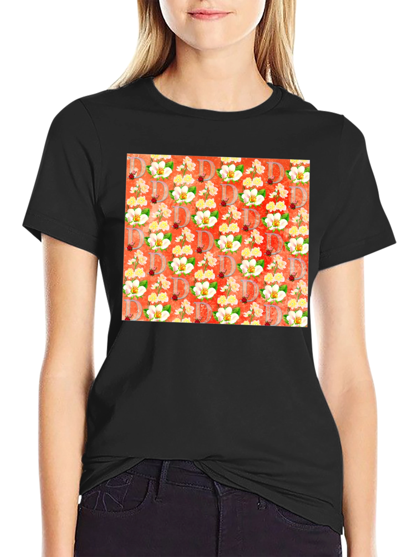 Floral Patterned T-Shirt