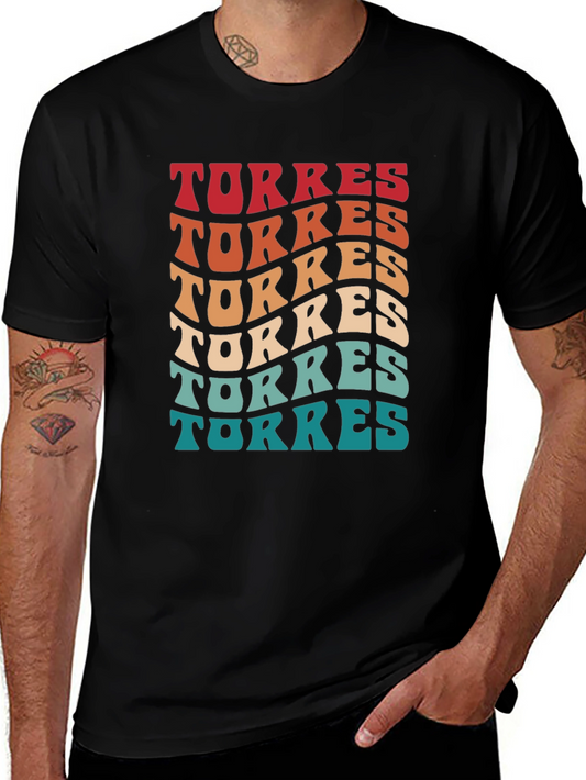 Retro Torres T-Shirt - Vintage Style Family Name Tee