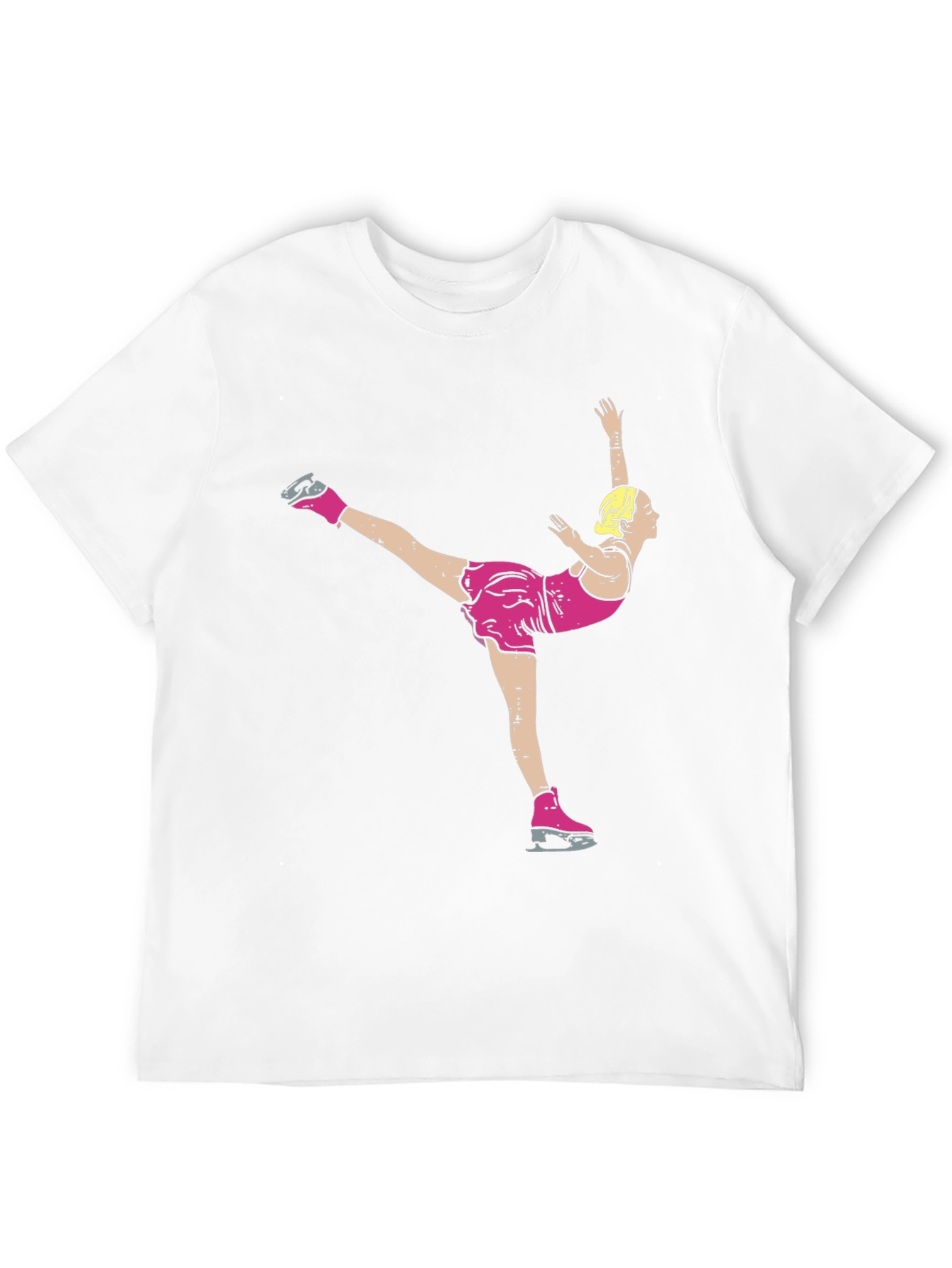 Figure Skater Graphic T-Shirt - Black