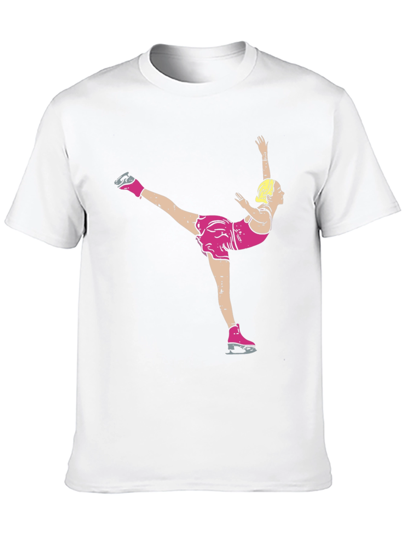 Figure Skater Graphic T-Shirt - Black