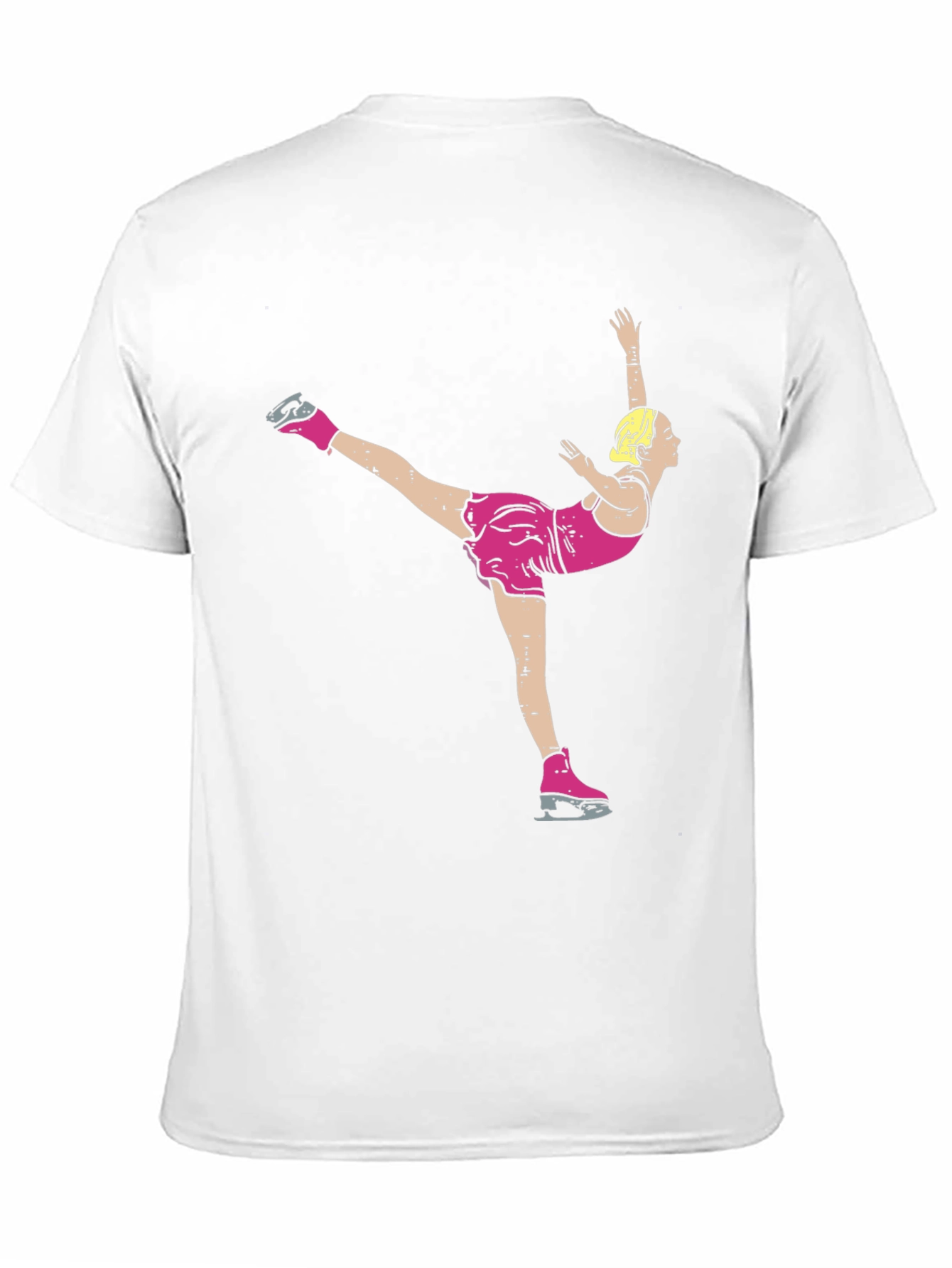 Figure Skater Graphic T-Shirt - Black