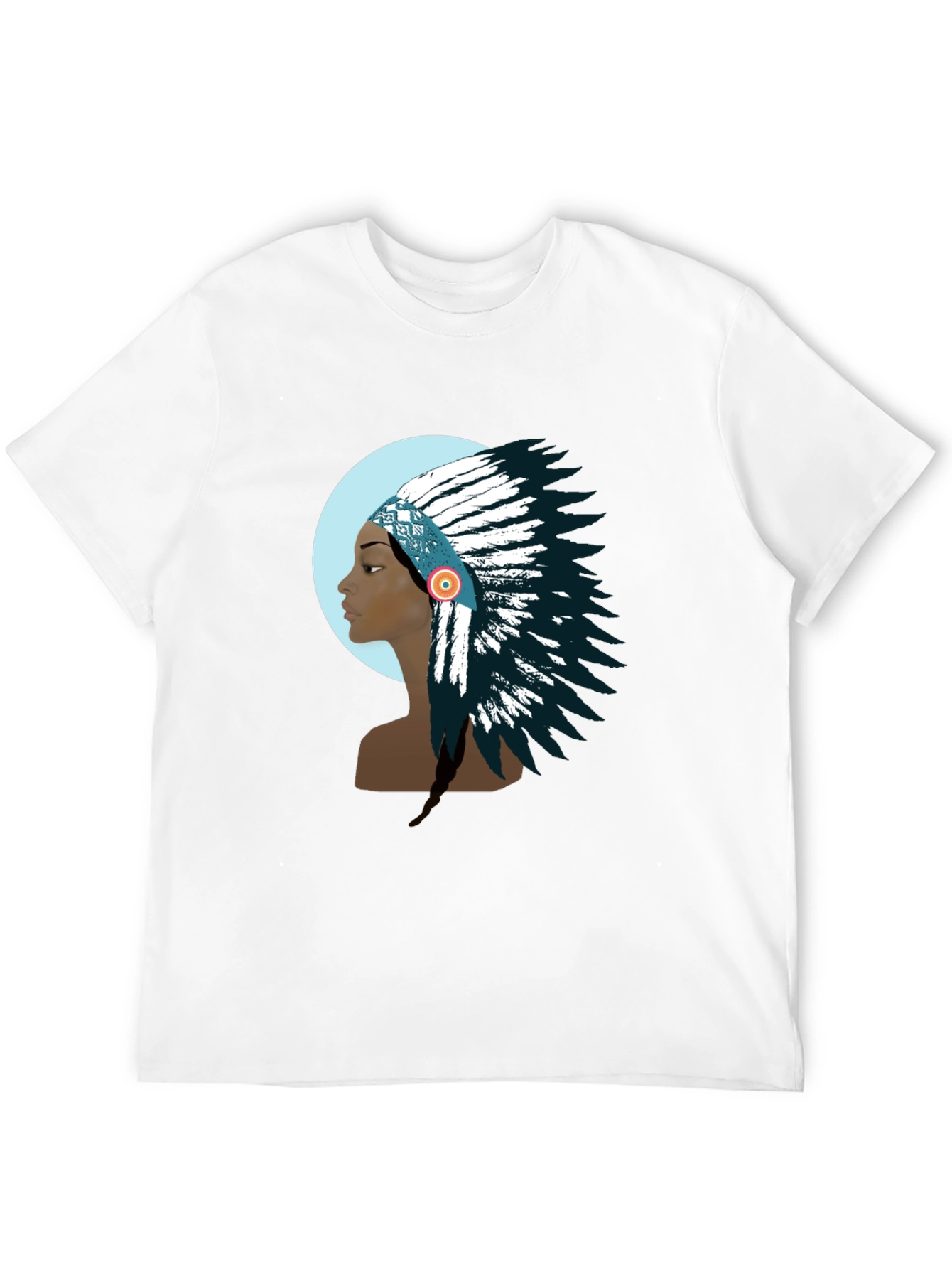 Native American Headdress T-Shirt - Unique Graphic Tee