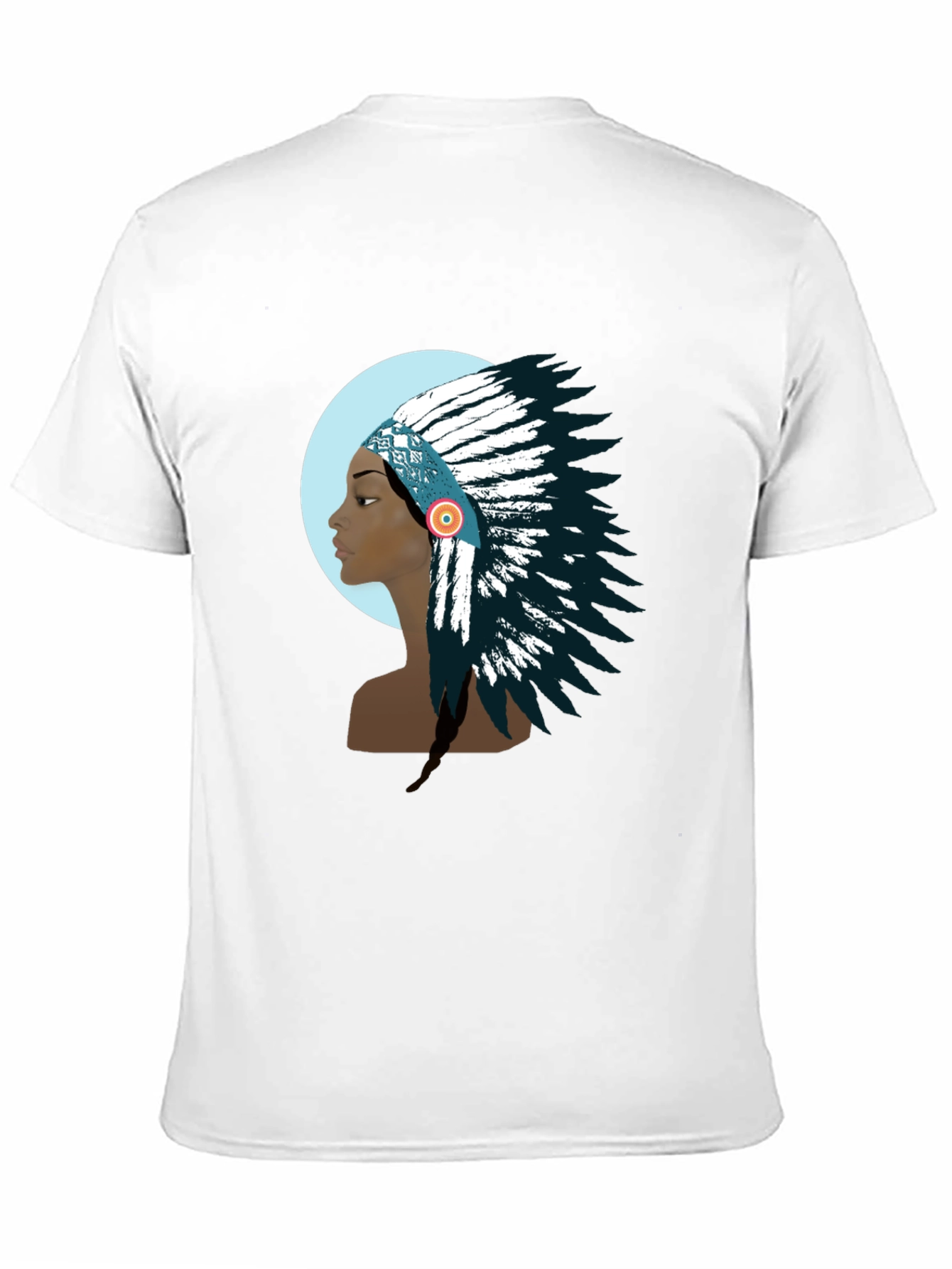 Native American Headdress T-Shirt - Unique Graphic Tee