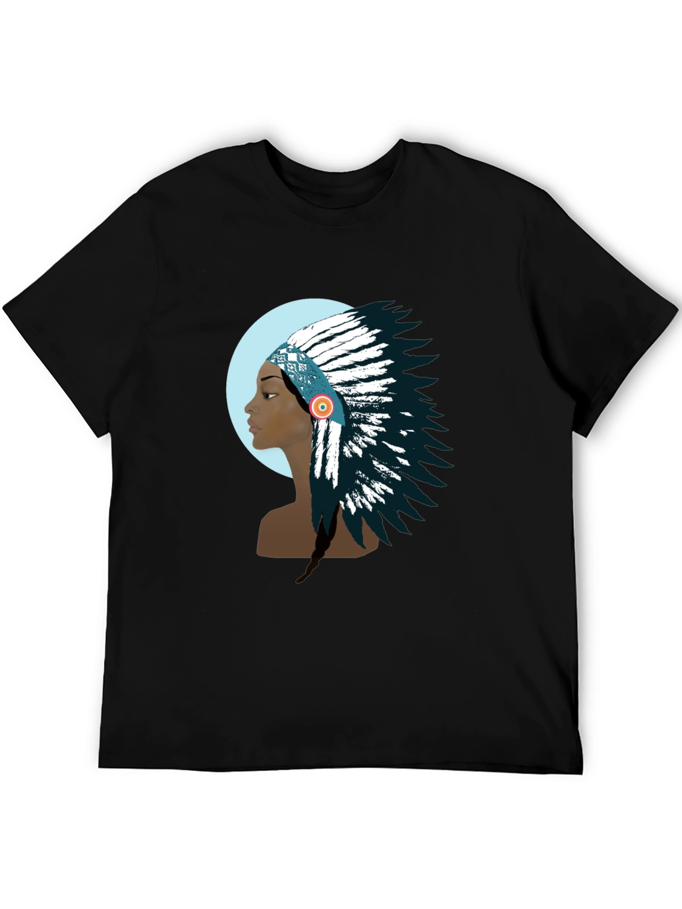 Native American Headdress T-Shirt - Unique Graphic Tee
