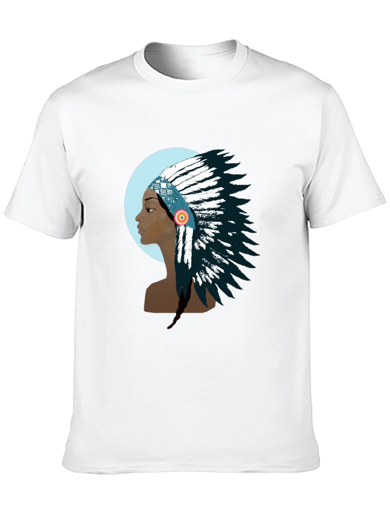 Native American Headdress T-Shirt - Unique Graphic Tee