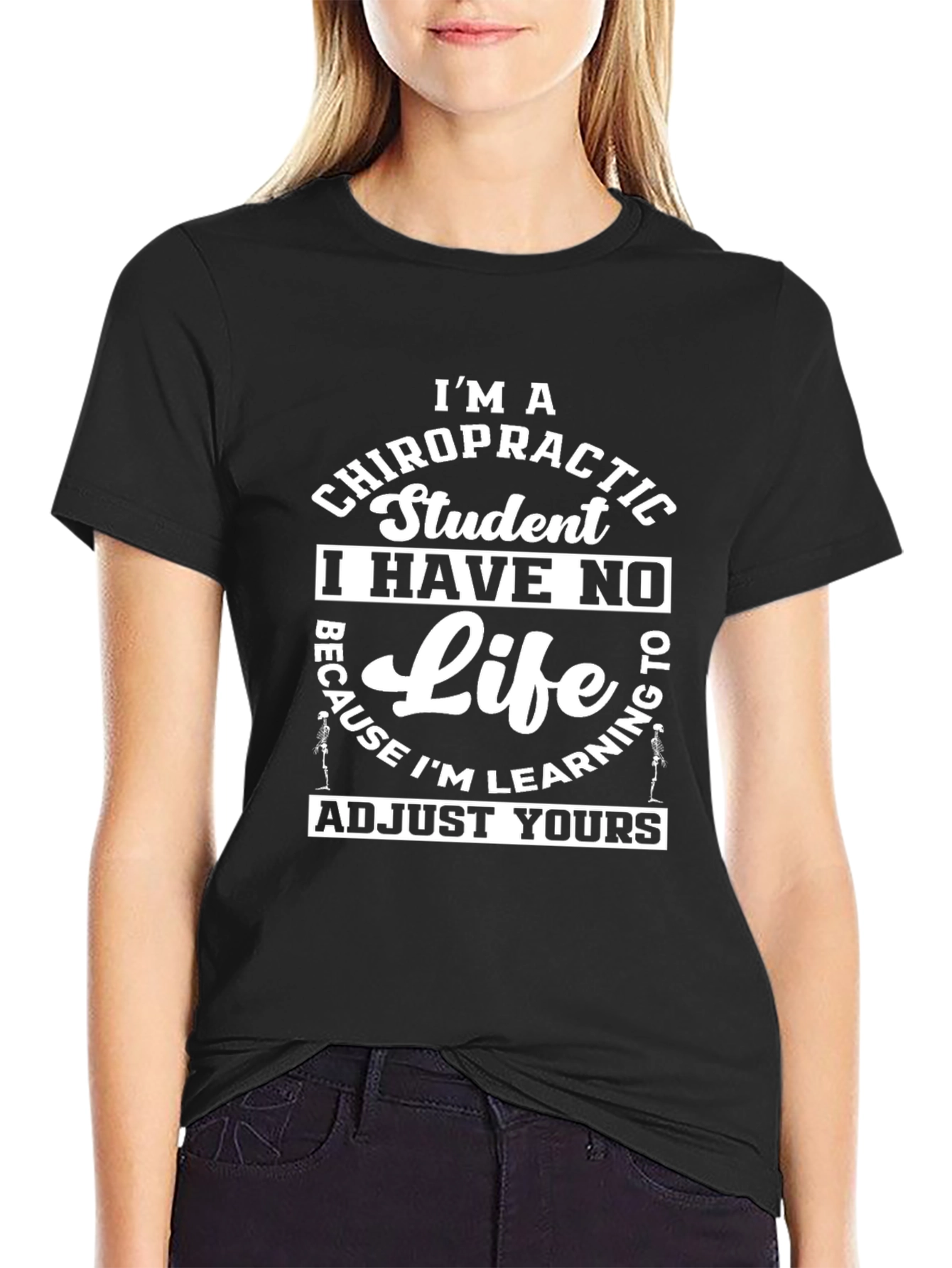 Chiropractic Student Graphic T-Shirt