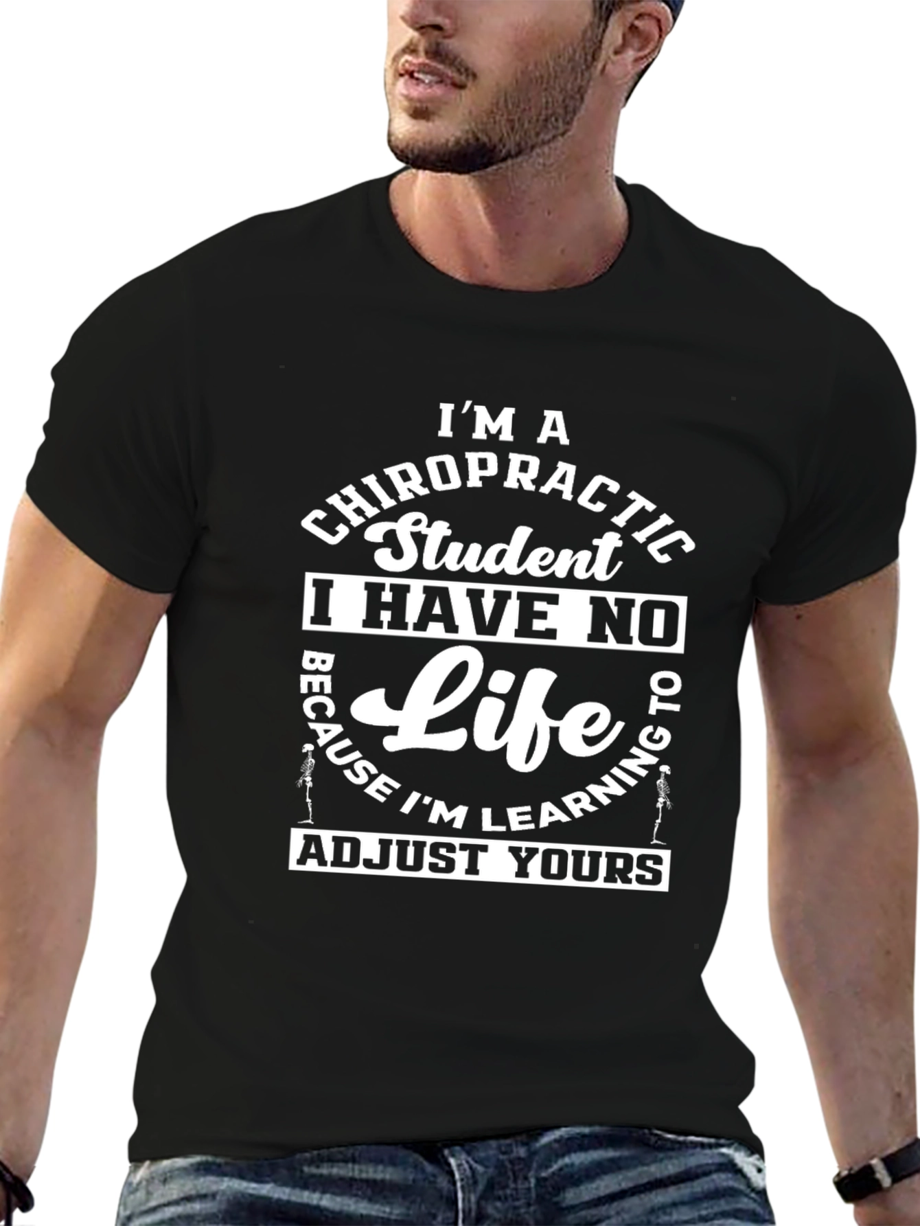 Chiropractic Student Graphic T-Shirt